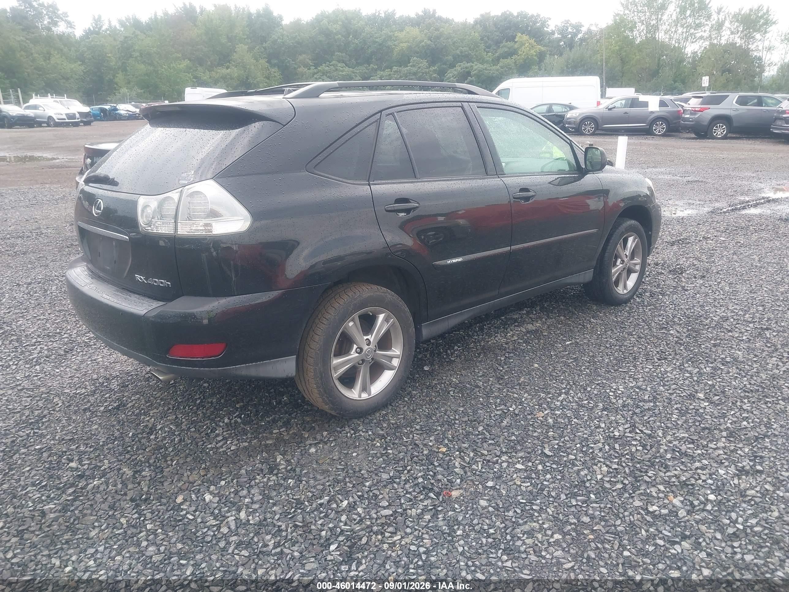 2007 Lexus Rx 400h Black vin: JTJGW31U072004707