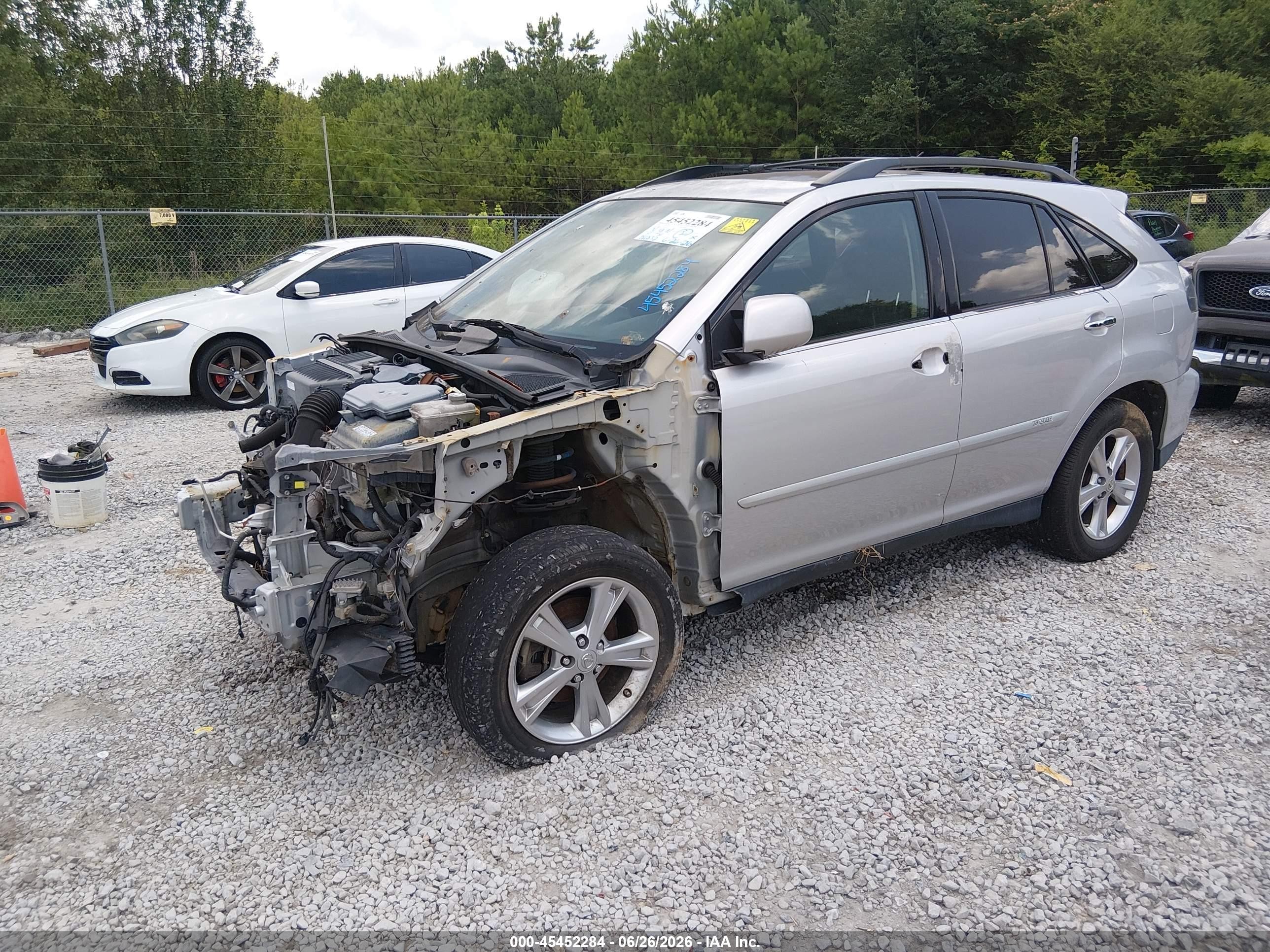 2008 Lexus Rx 400h   Silver vin: JTJGW31U082005941