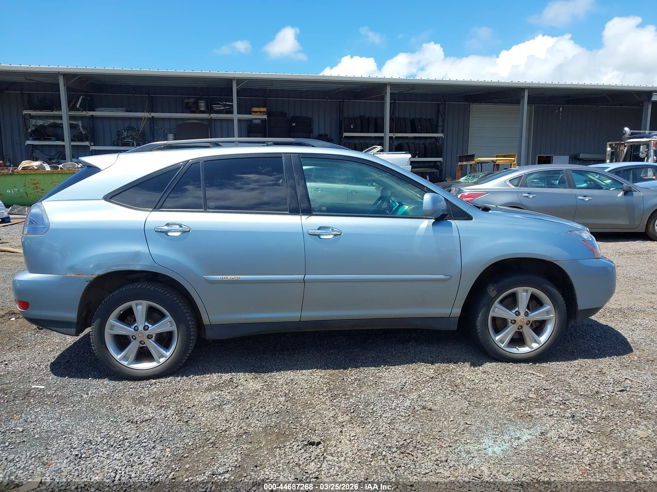 2008 Lexus Rx 400h   Blue vin: JTJGW31U082006152