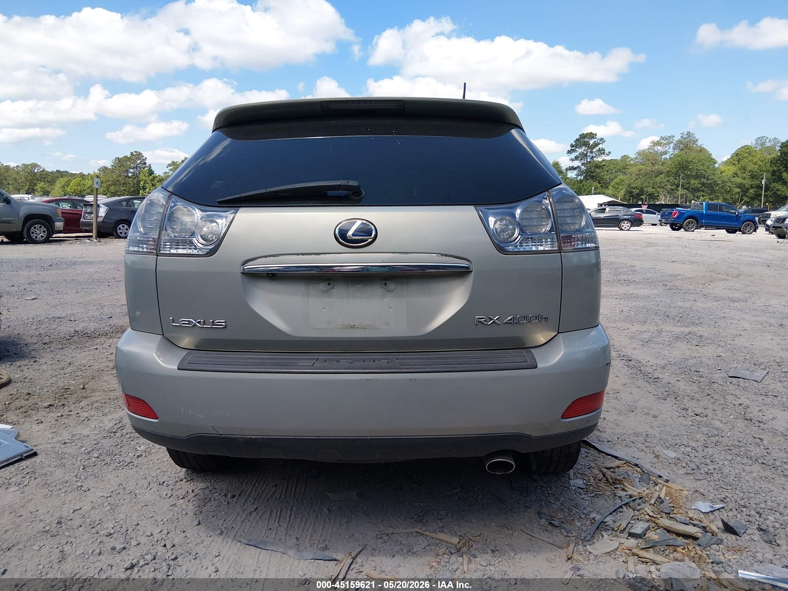 2008 Lexus Rx 400h   Silver vin: JTJGW31U082007737