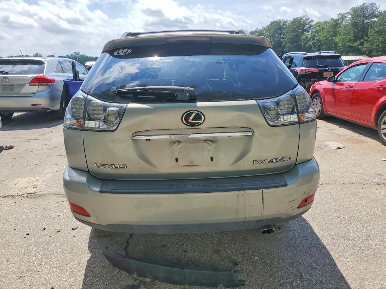 2008 Lexus Rx 400h Серебряный vin: JTJGW31U082007883