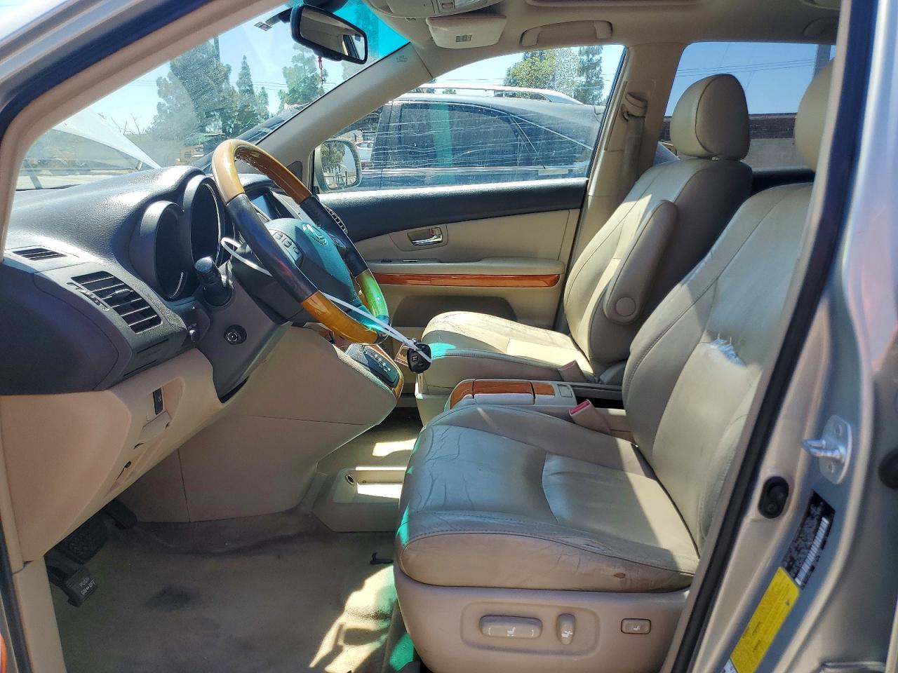 2007 Lexus Rx 400h Silver vin: JTJGW31U172002075