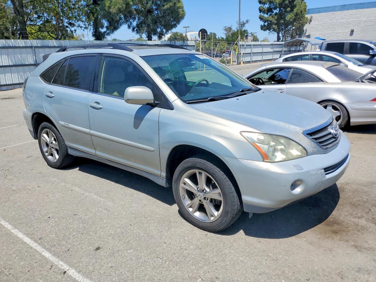 2007 Lexus Rx 400h Silver vin: JTJGW31U172002075