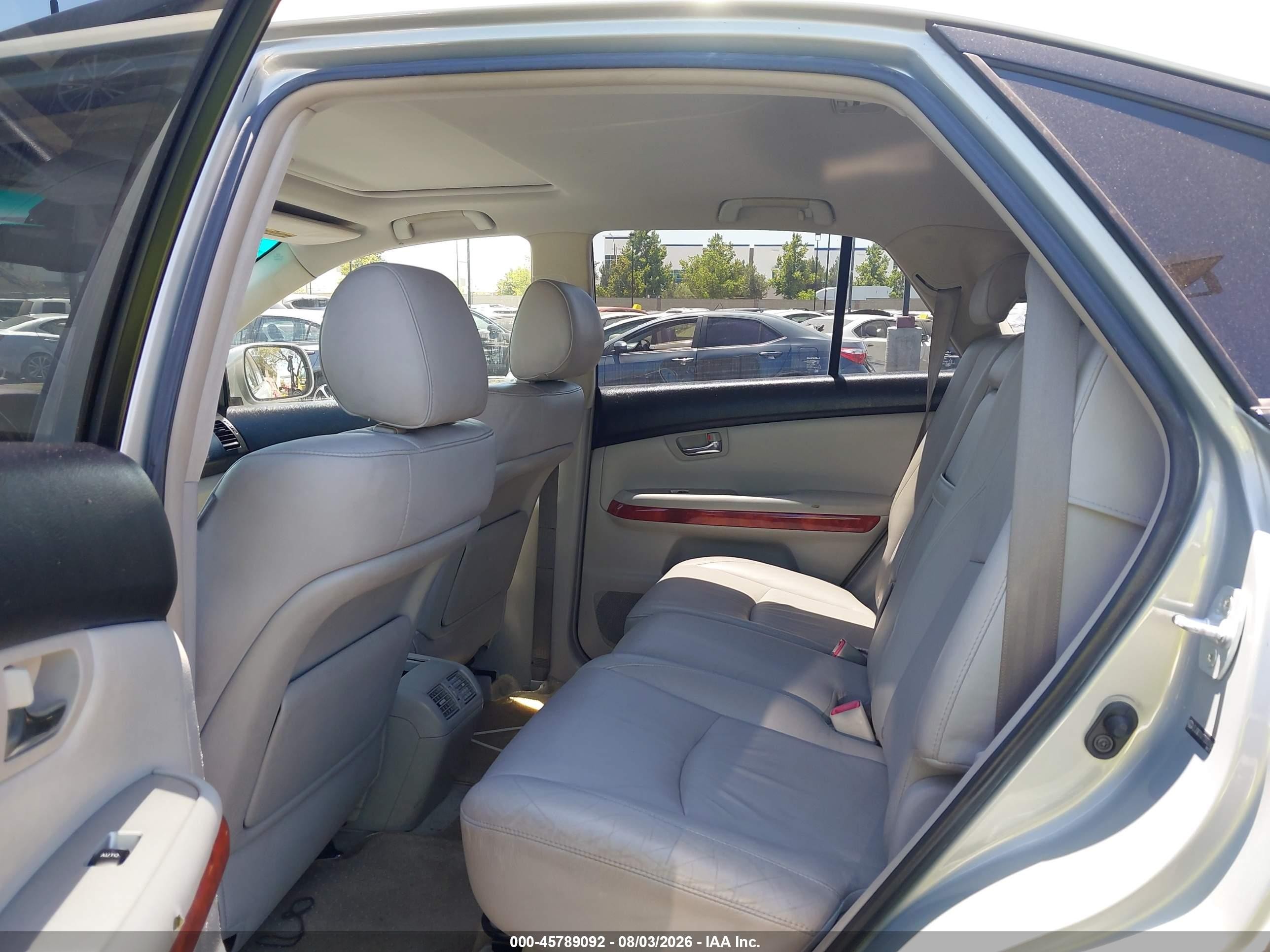 2007 Lexus Rx 400h Silver vin: JTJGW31U172003162