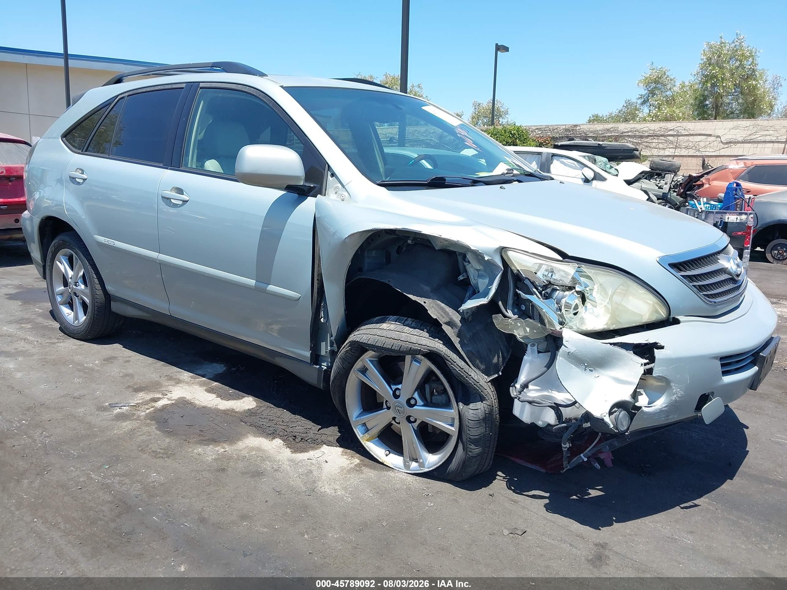 2007 Lexus Rx 400h Серебряный vin: JTJGW31U172003162