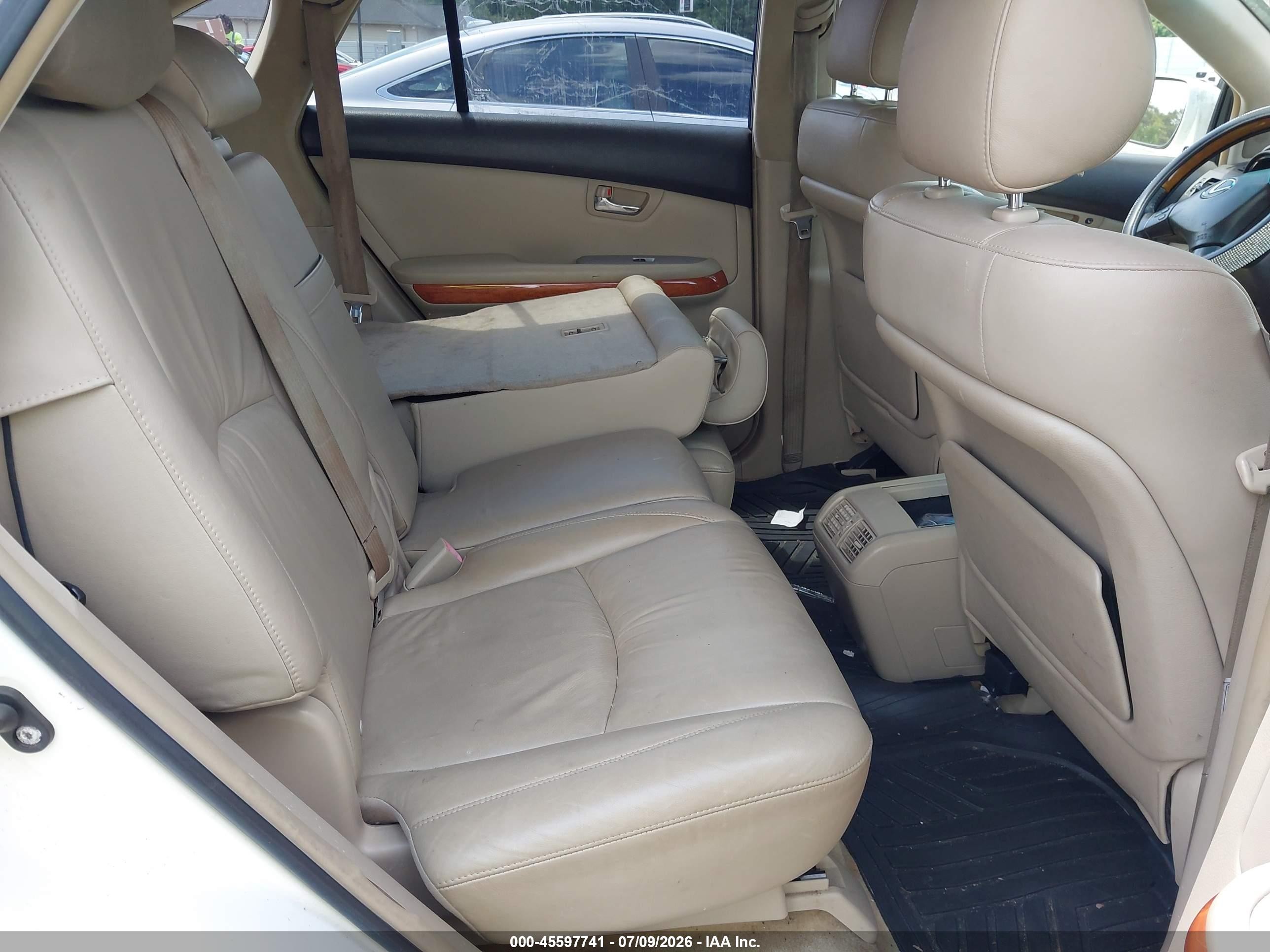 2007 Lexus Rx 400h   White vin: JTJGW31U172003808