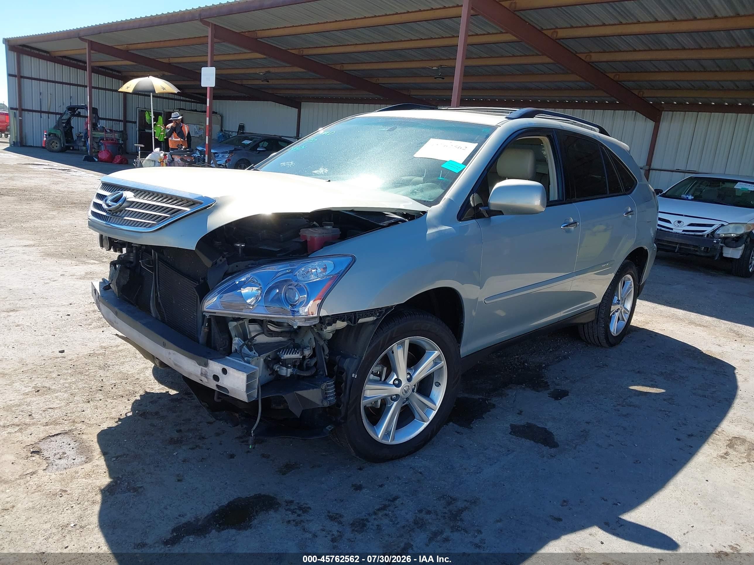 2008 Lexus Rx 400h   Beige vin: JTJGW31U182008962