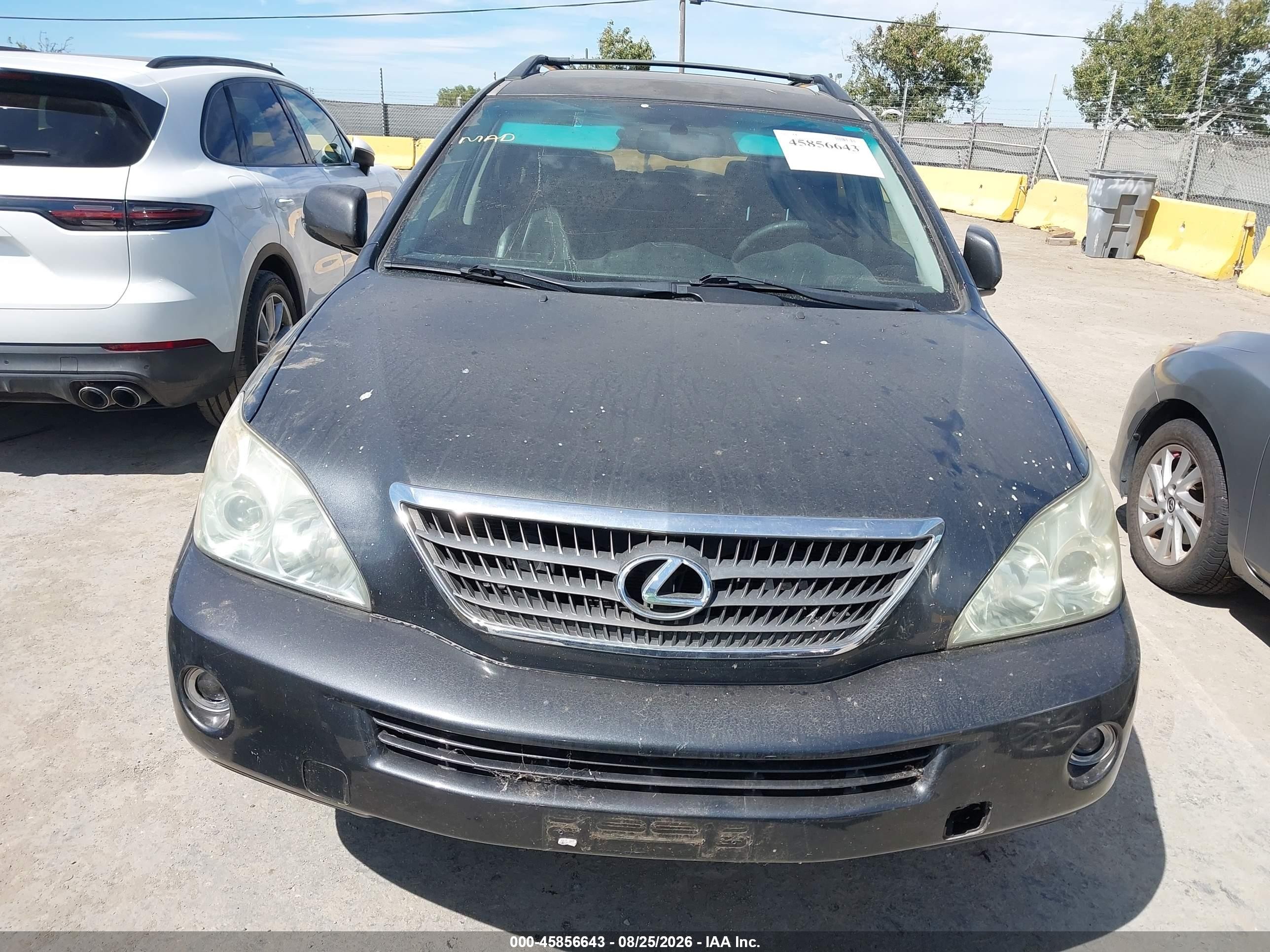 2006 Lexus Rx 400h Black vin: JTJGW31U260002127