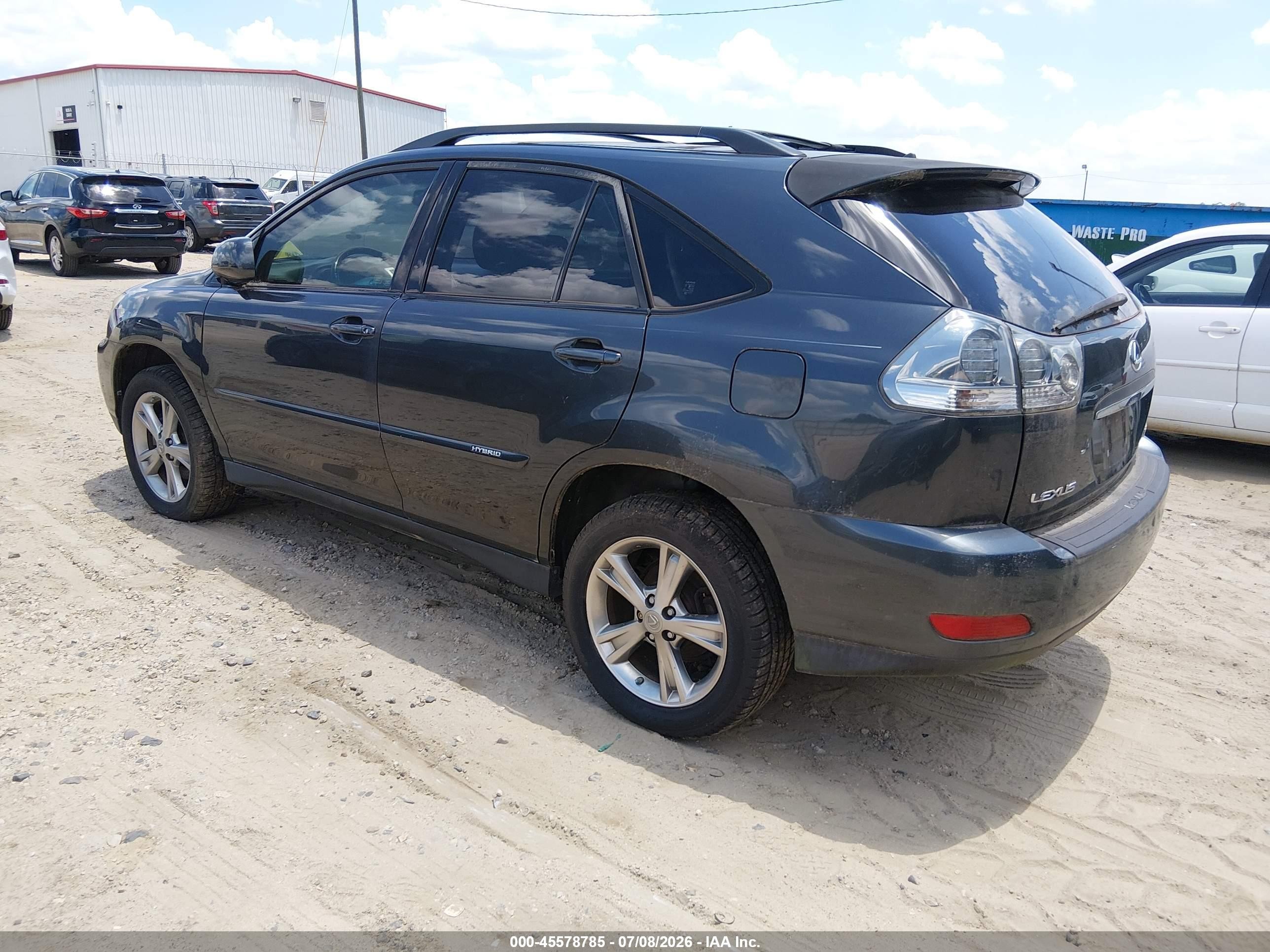 2007 Lexus Rx 400h   Gray vin: JTJGW31U272003719