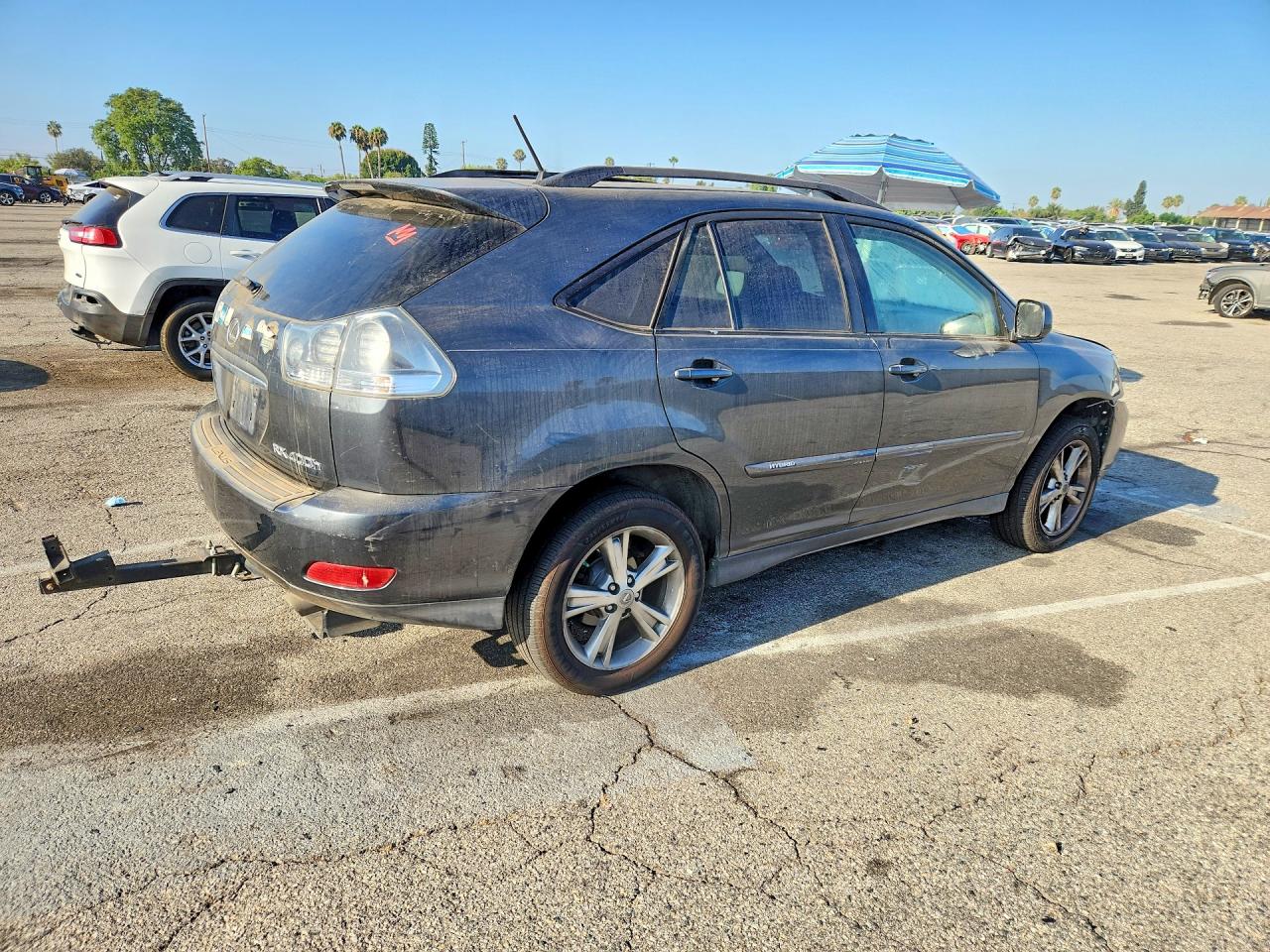 2007 Lexus Rx 400h Gray vin: JTJGW31U372005303
