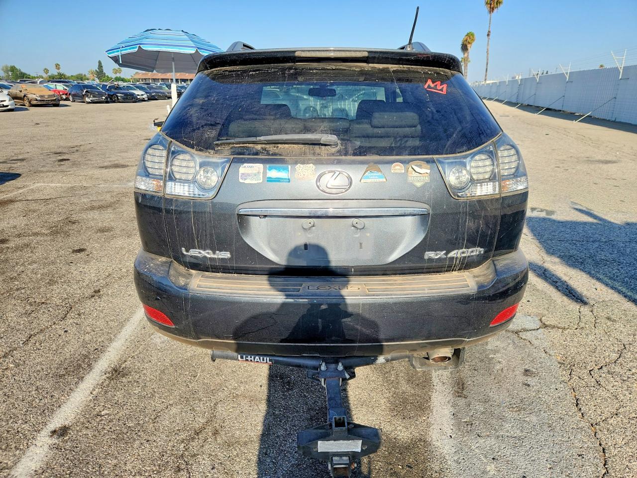 2007 Lexus Rx 400h Gray vin: JTJGW31U372005303