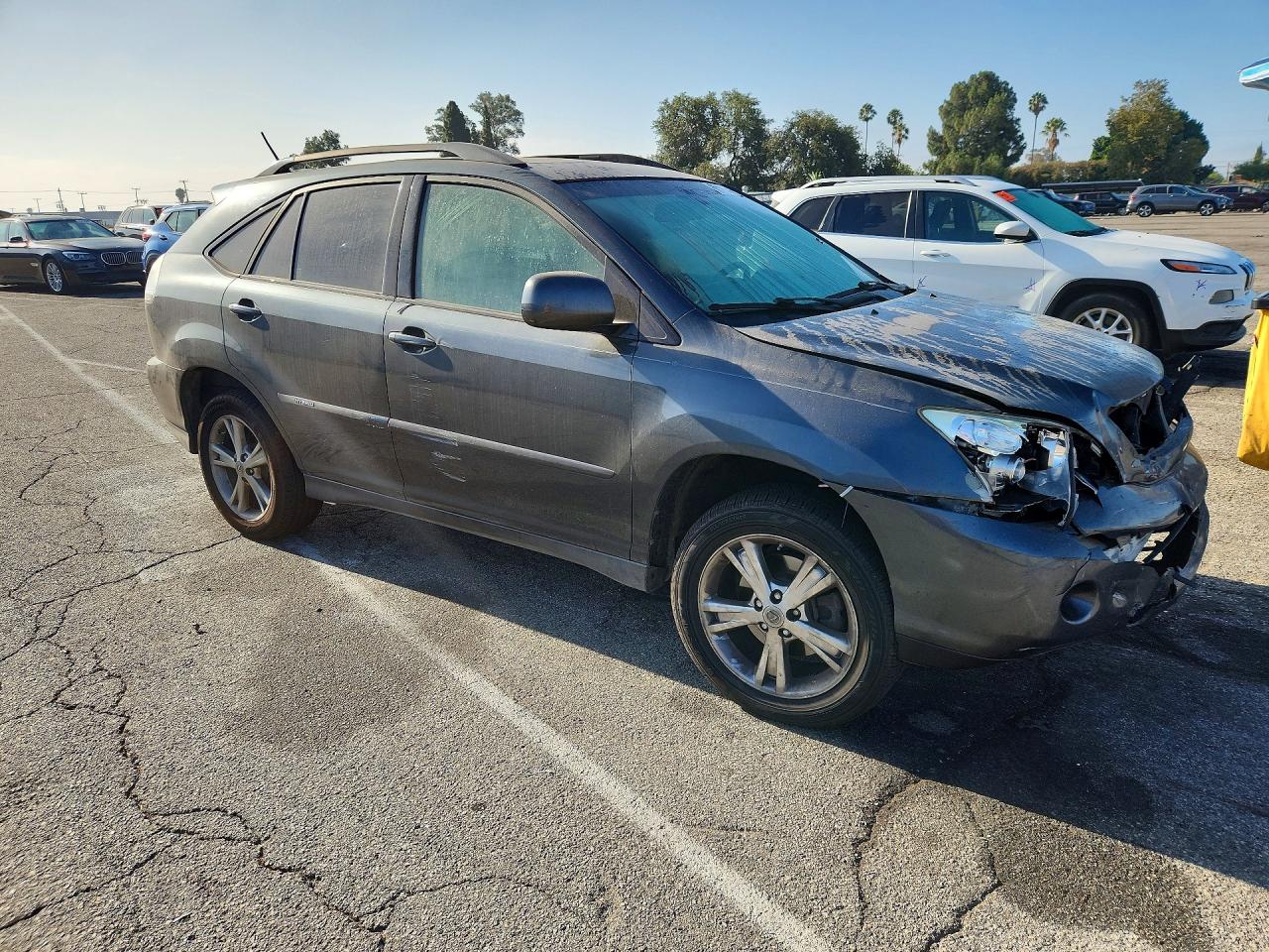 2007 Lexus Rx 400h Gray vin: JTJGW31U372005303
