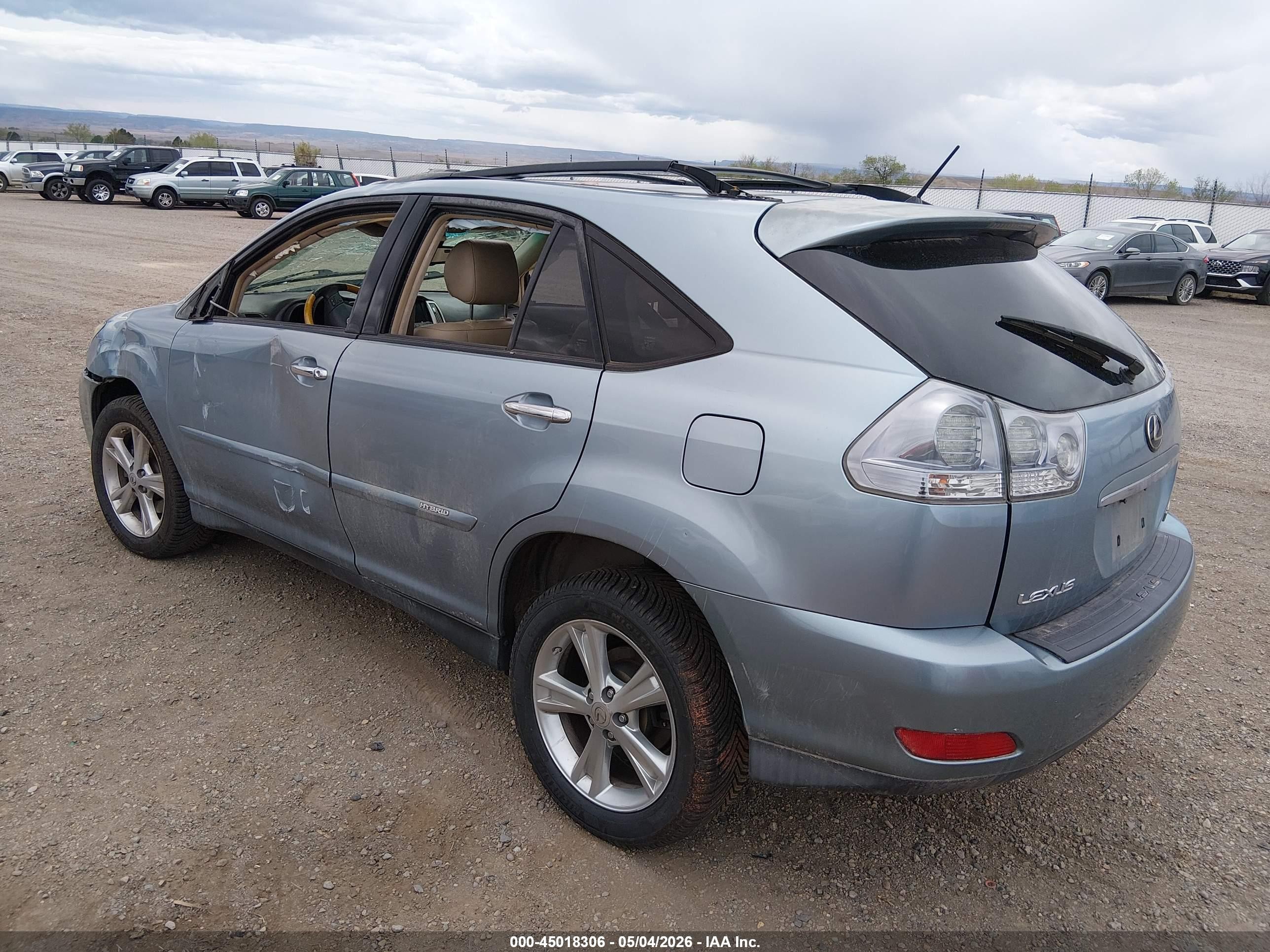 2008 Lexus Rx 400h   Light Blue vin: JTJGW31U382008168