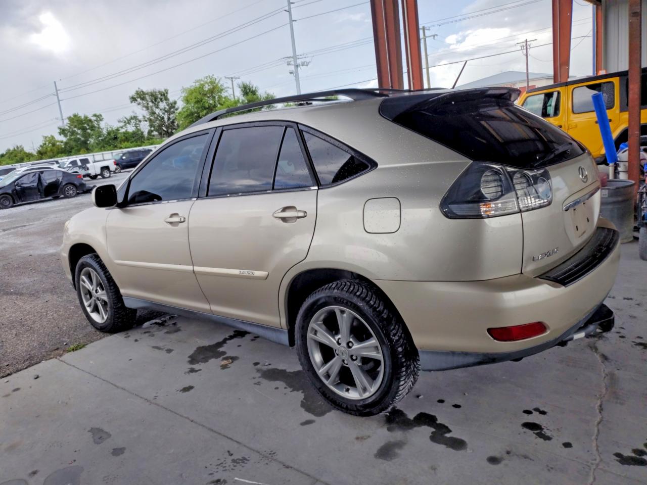 2007 Lexus Rx 400h Tan vin: JTJGW31U472003303