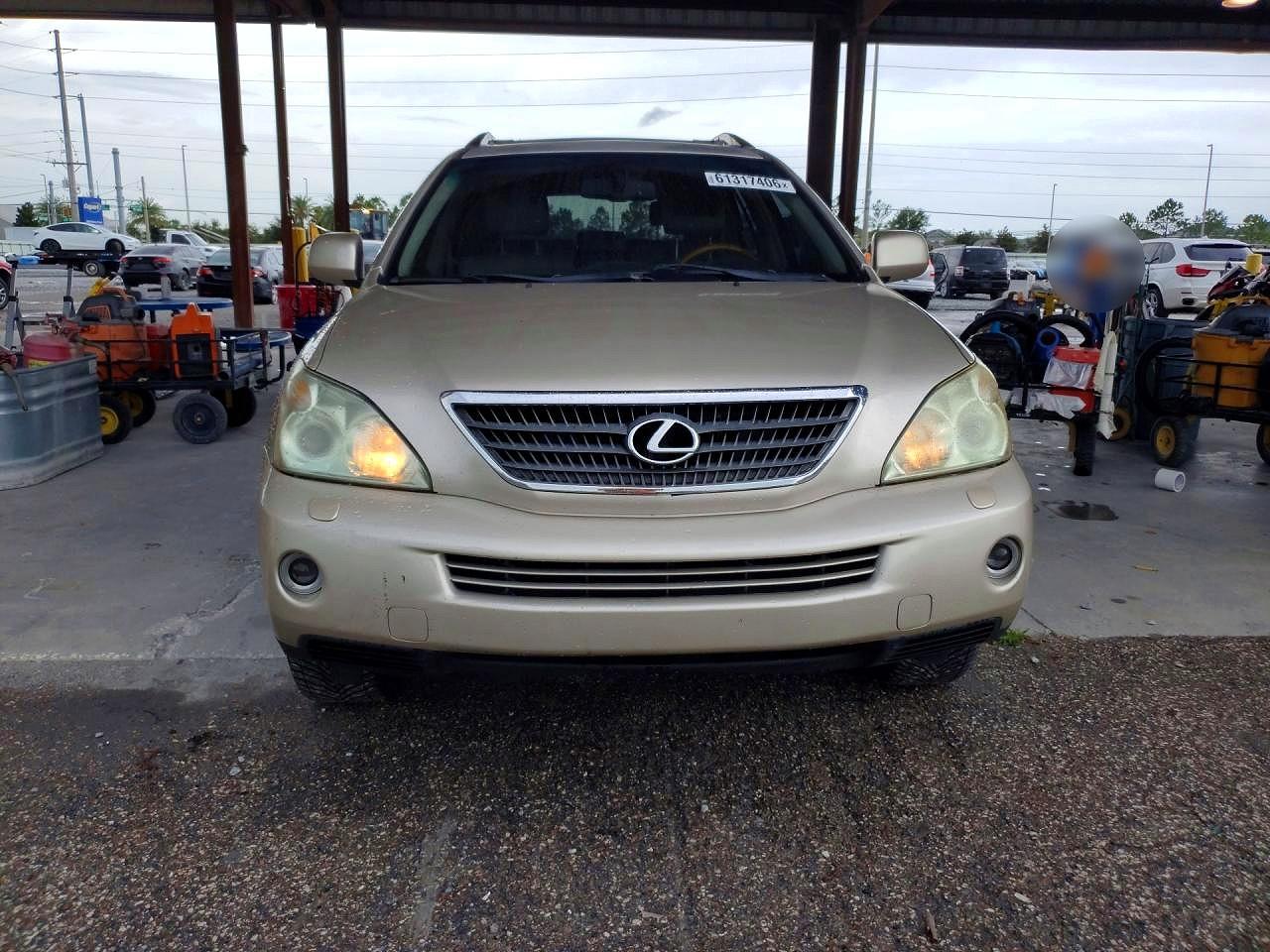 2007 Lexus Rx 400h Tan vin: JTJGW31U472003303