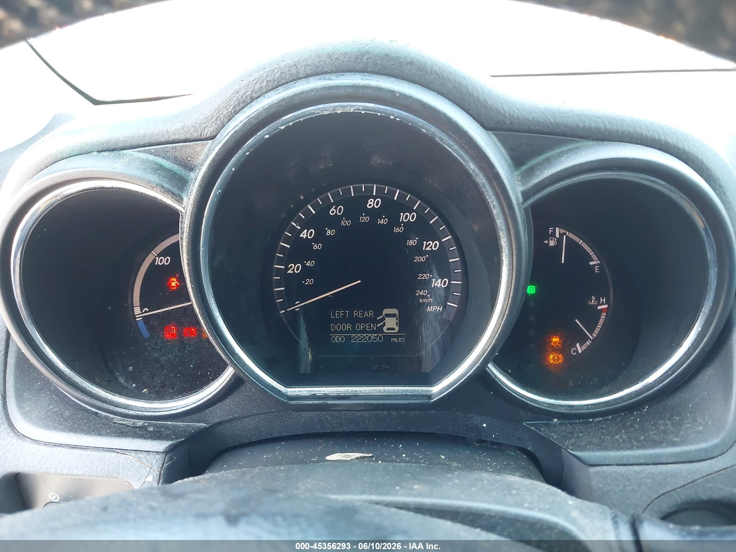2006 Lexus Rx 400h   White vin: JTJGW31U562000280