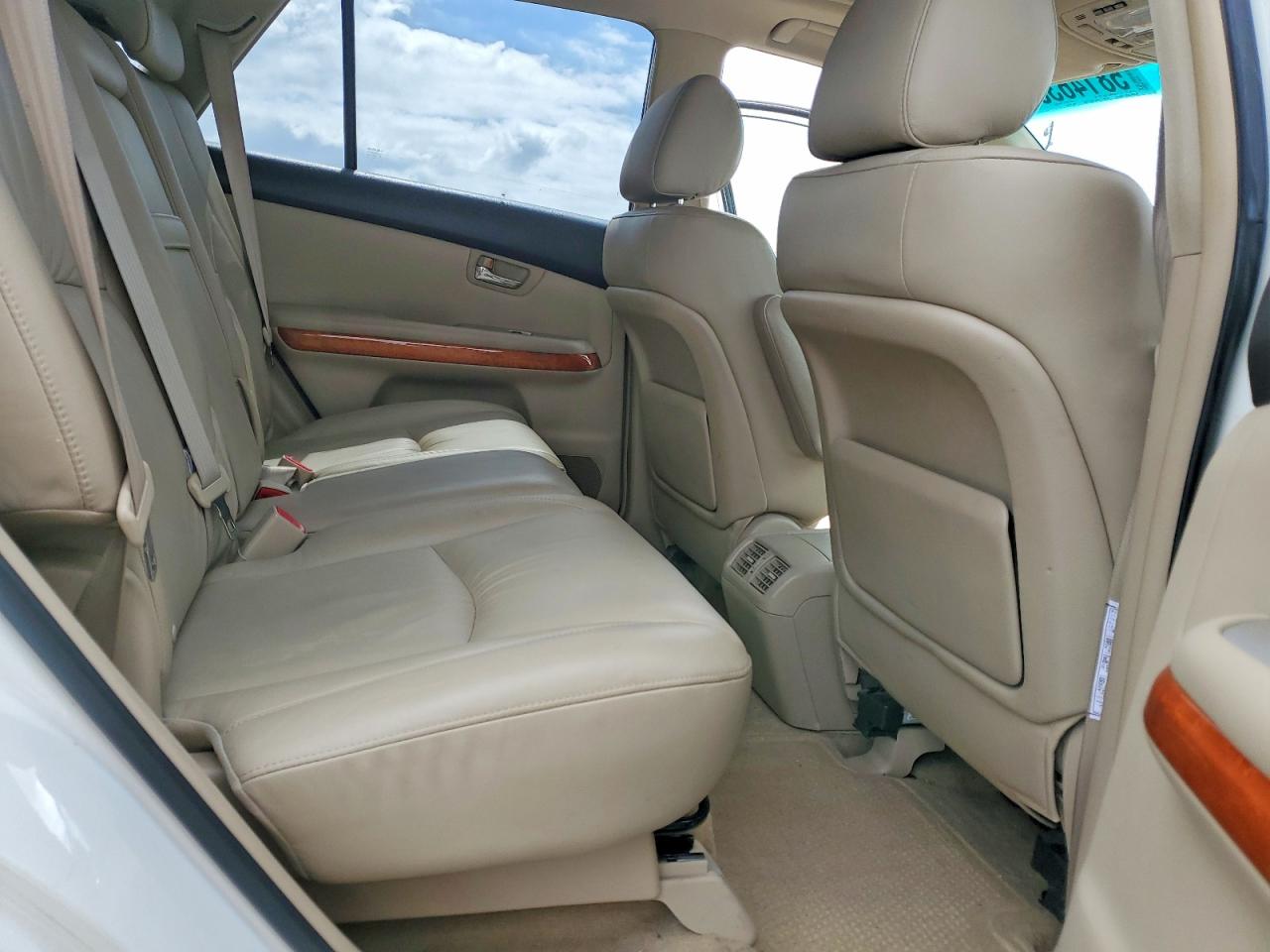 2007 Lexus Rx 400h White vin: JTJGW31U572003147