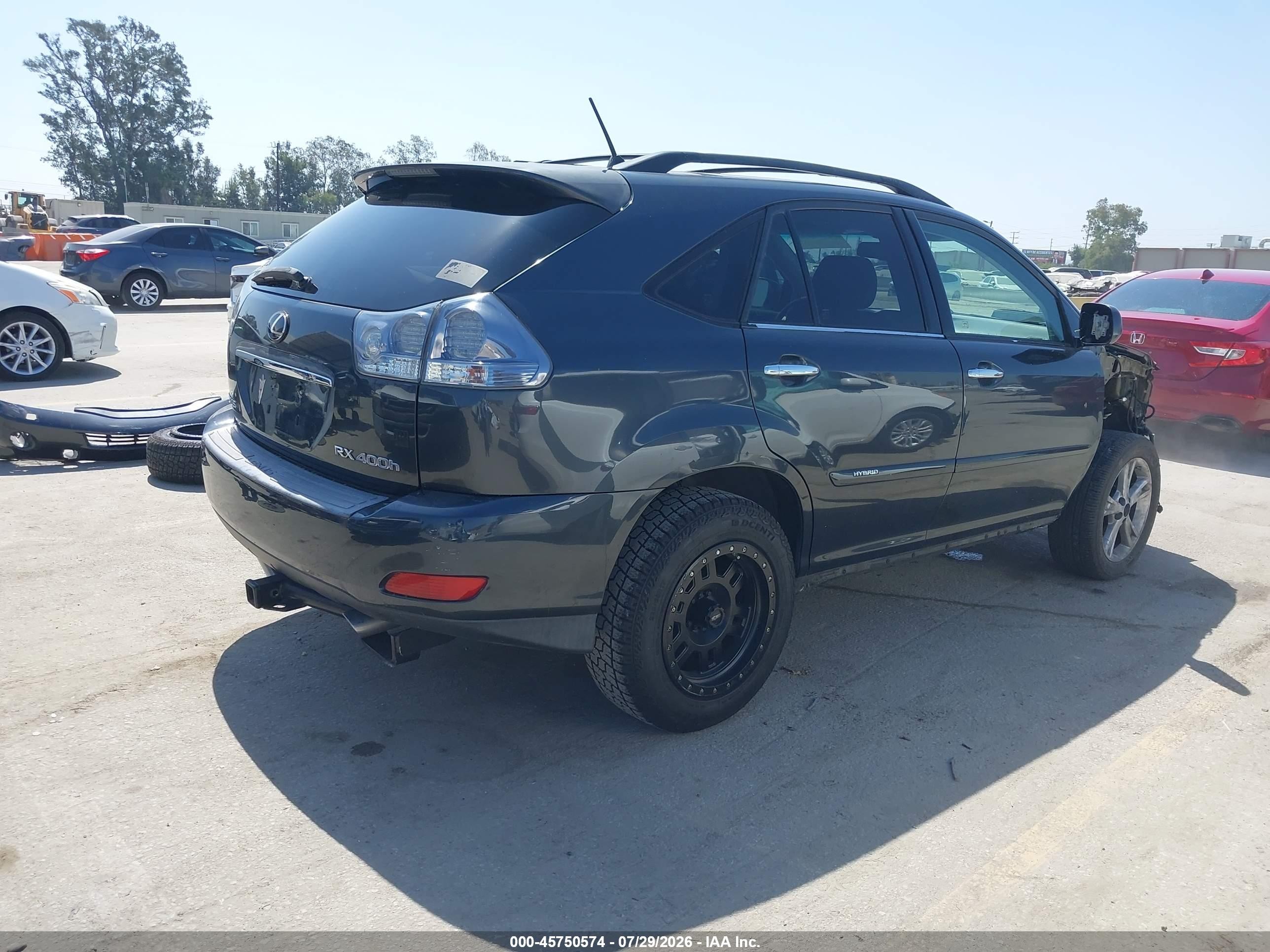 2008 Lexus Rx 400h   Gray vin: JTJGW31U882850486