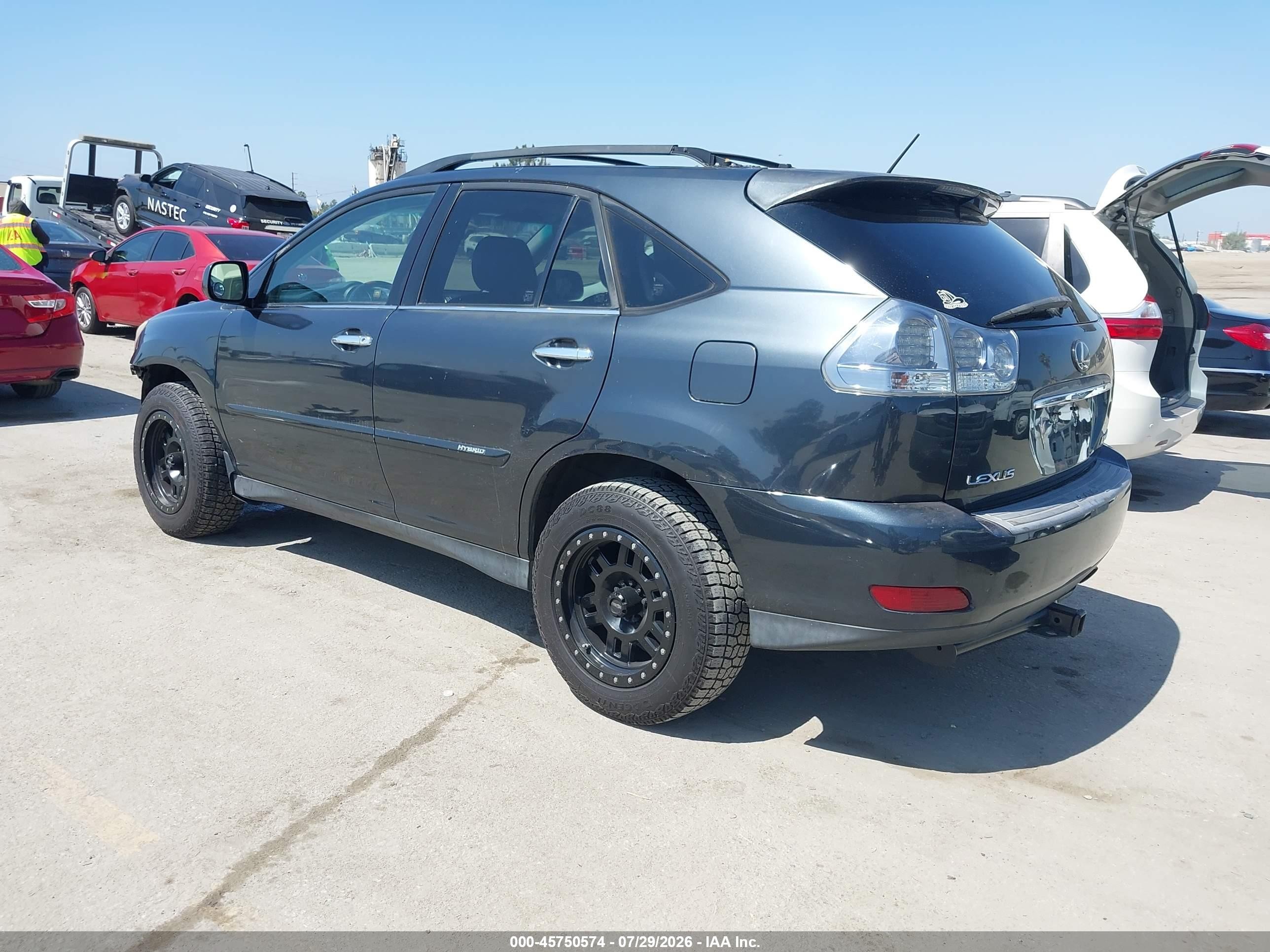 2008 Lexus Rx 400h   Gray vin: JTJGW31U882850486