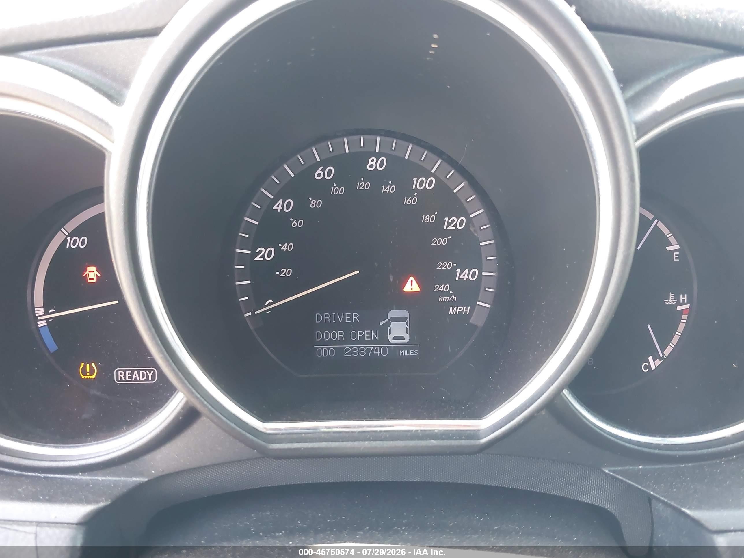 2008 Lexus Rx 400h   Gray vin: JTJGW31U882850486