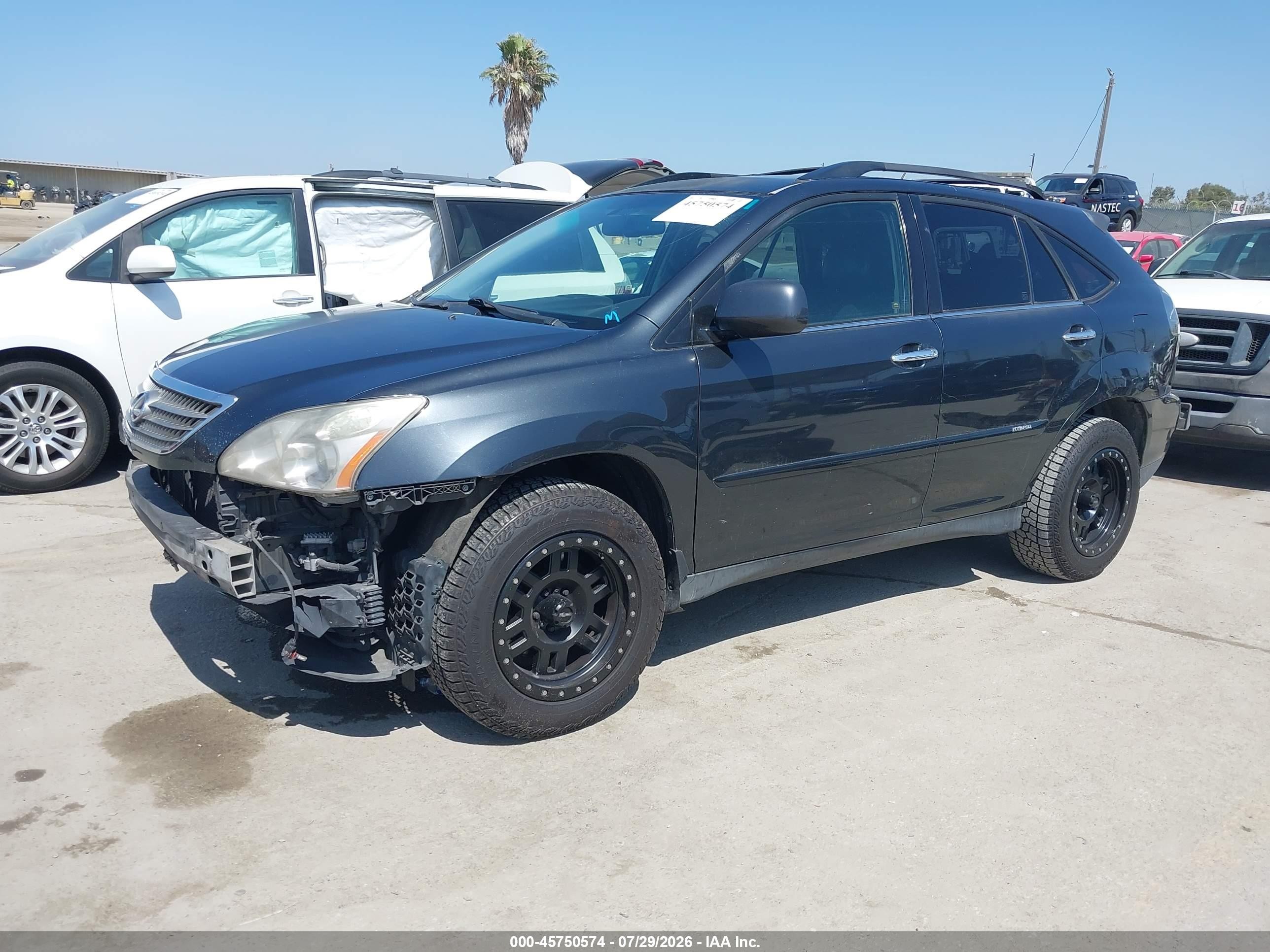 2008 Lexus Rx 400h   Gray vin: JTJGW31U882850486