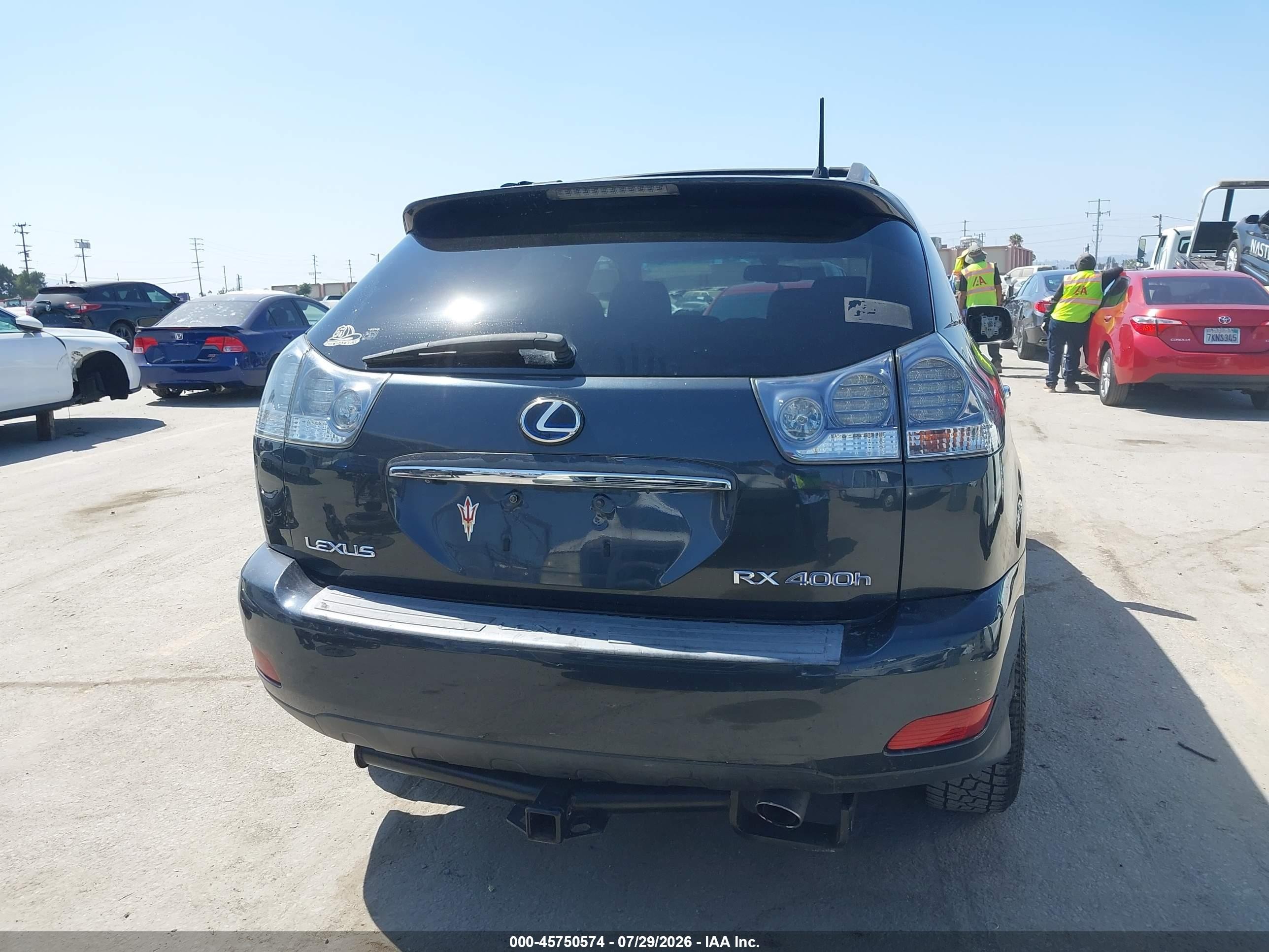 2008 Lexus Rx 400h   Gray vin: JTJGW31U882850486