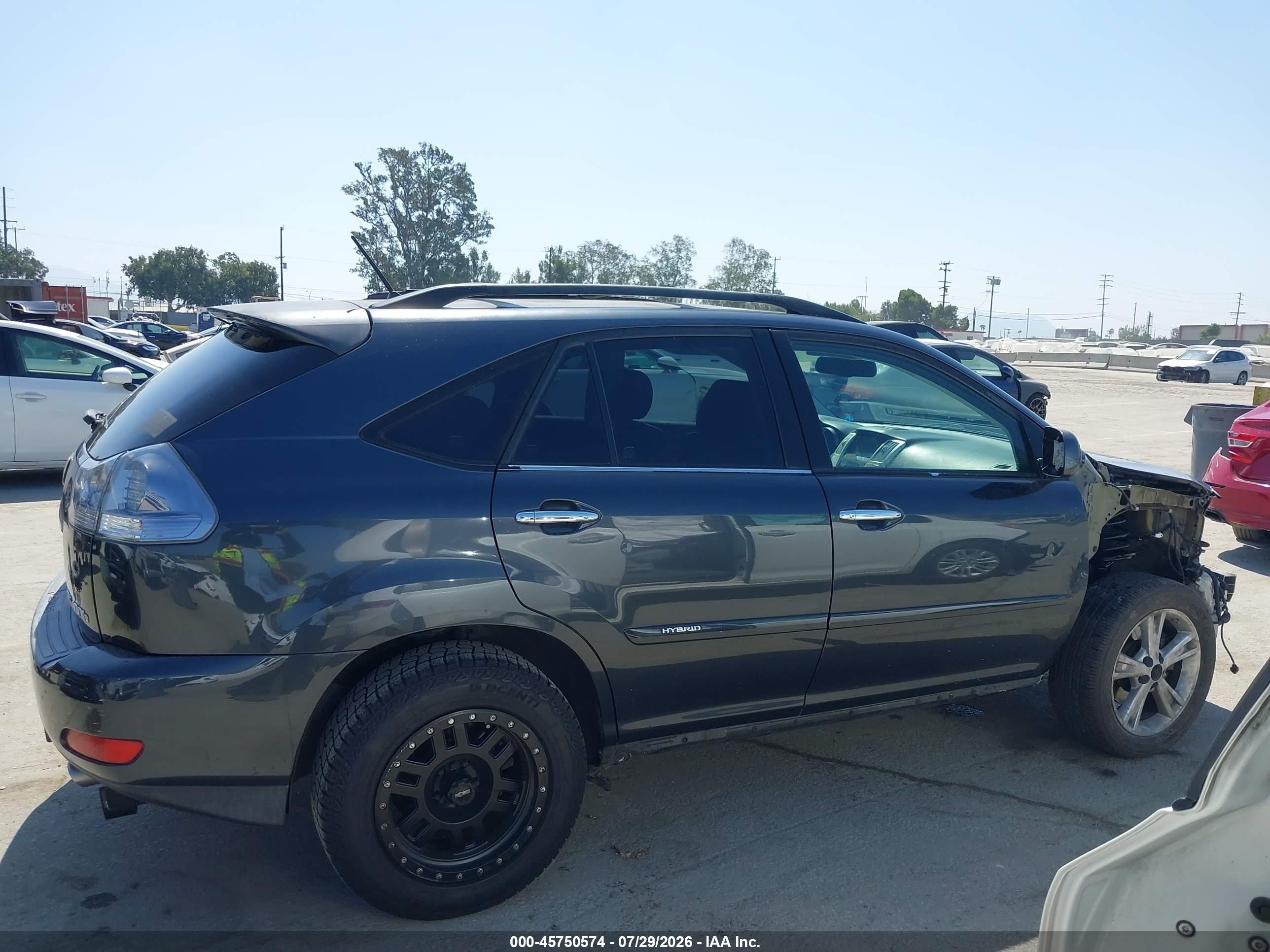 2008 Lexus Rx 400h   Gray vin: JTJGW31U882850486