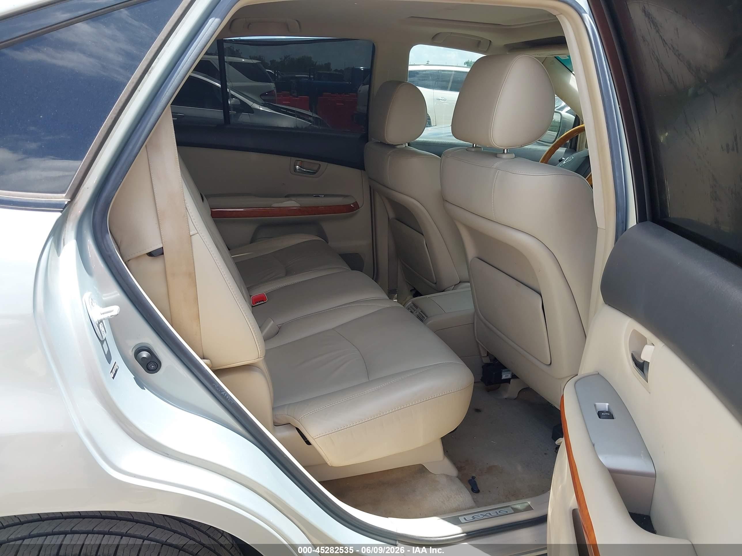2007 Lexus Rx 400h   Silver vin: JTJGW31U972005290