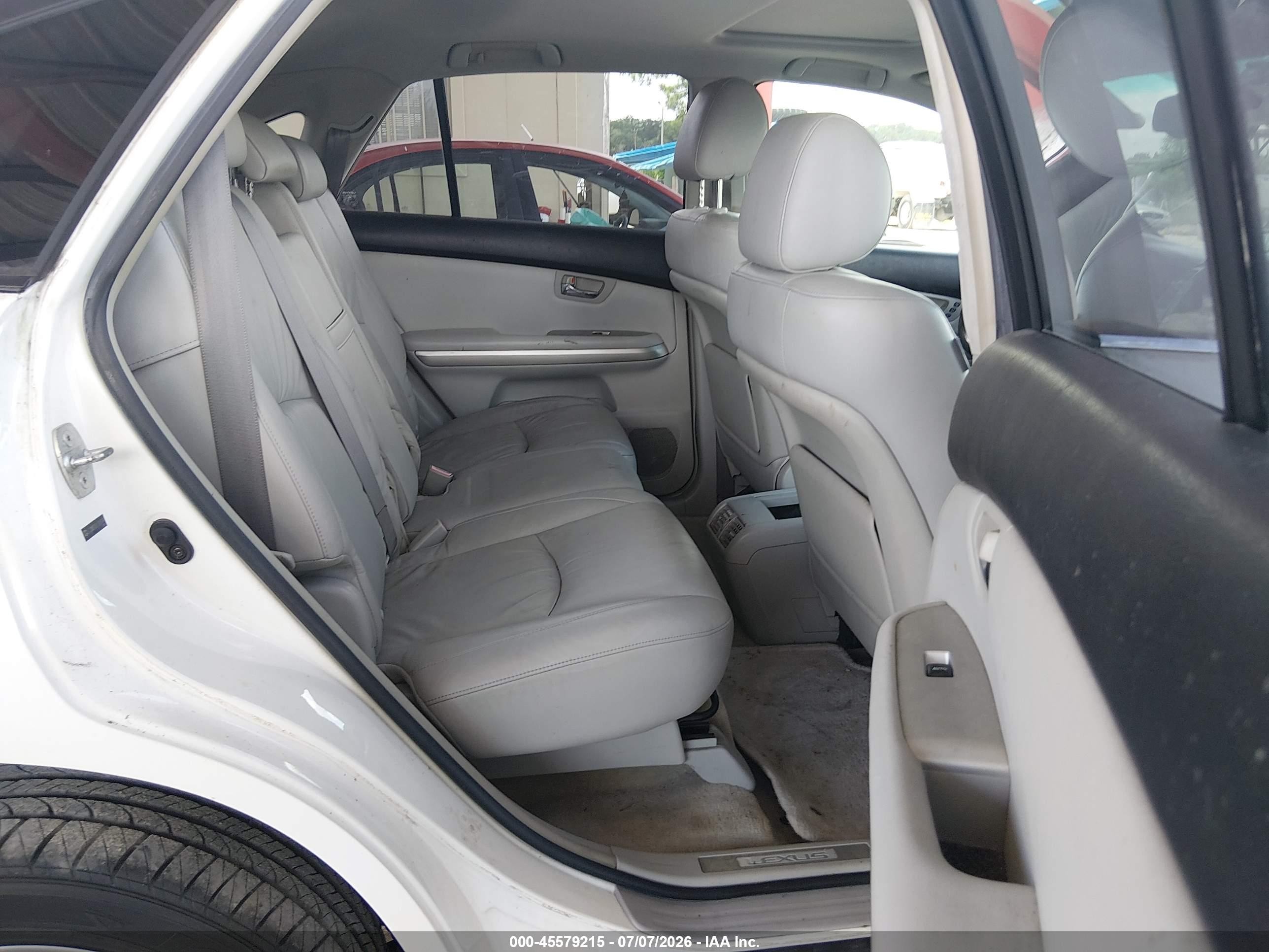 2006 Lexus Rx 400h   White vin: JTJGW31UX60001999
