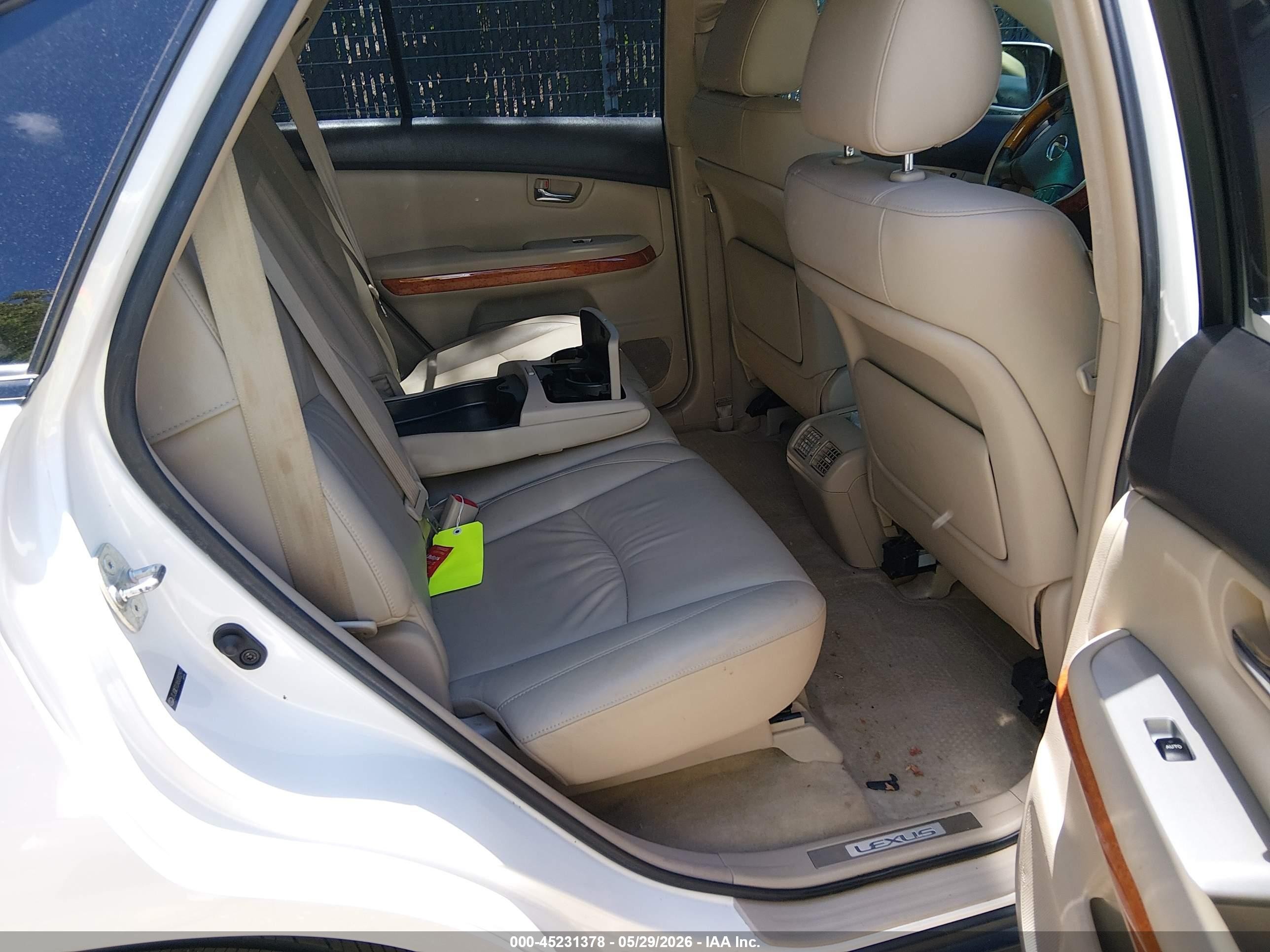2006 Lexus Rx 400h White vin: JTJGW31UX60002974