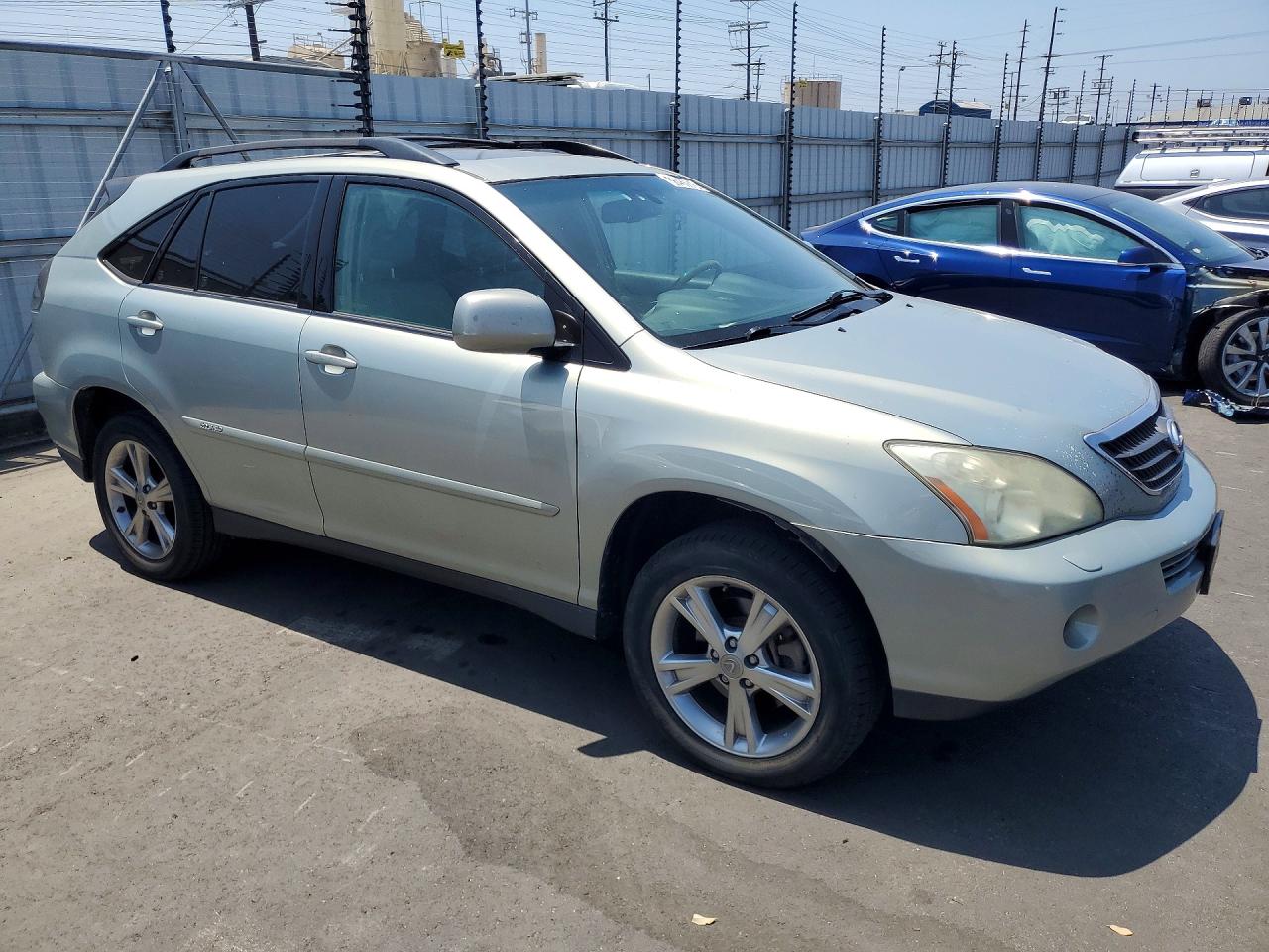 2007 Lexus Rx 400h Silver vin: JTJGW31UX72003113