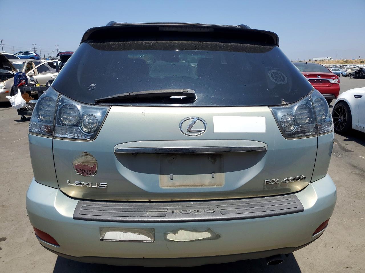 2007 Lexus Rx 400h Silver vin: JTJGW31UX72003113
