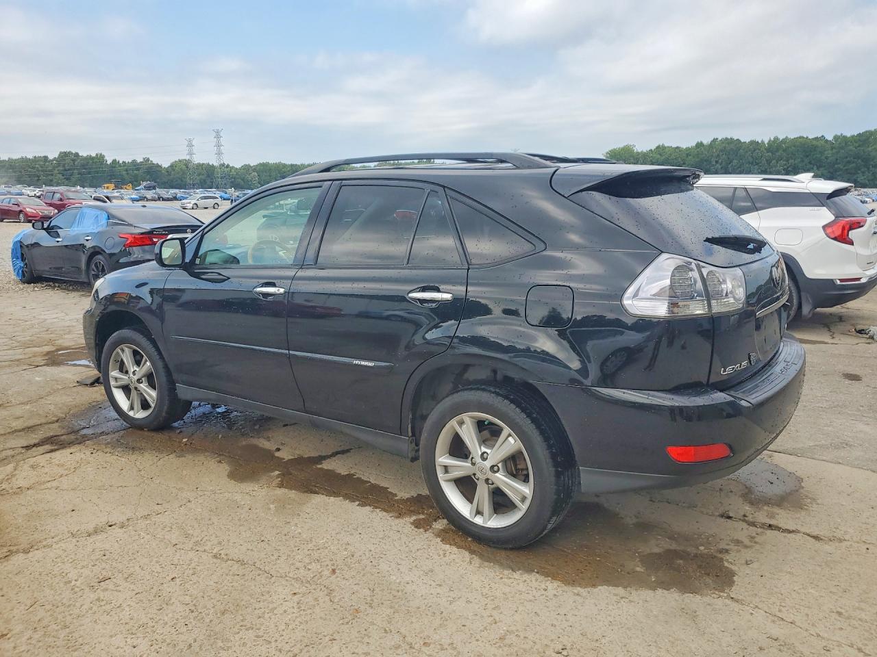 2008 Lexus Rx 400h Black vin: JTJGW31UX82007602