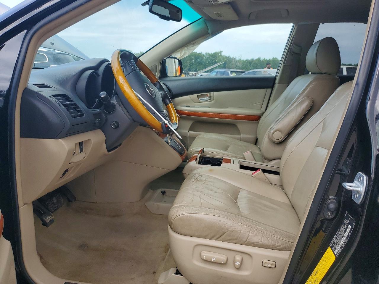 2008 Lexus Rx 400h Black vin: JTJGW31UX82007602