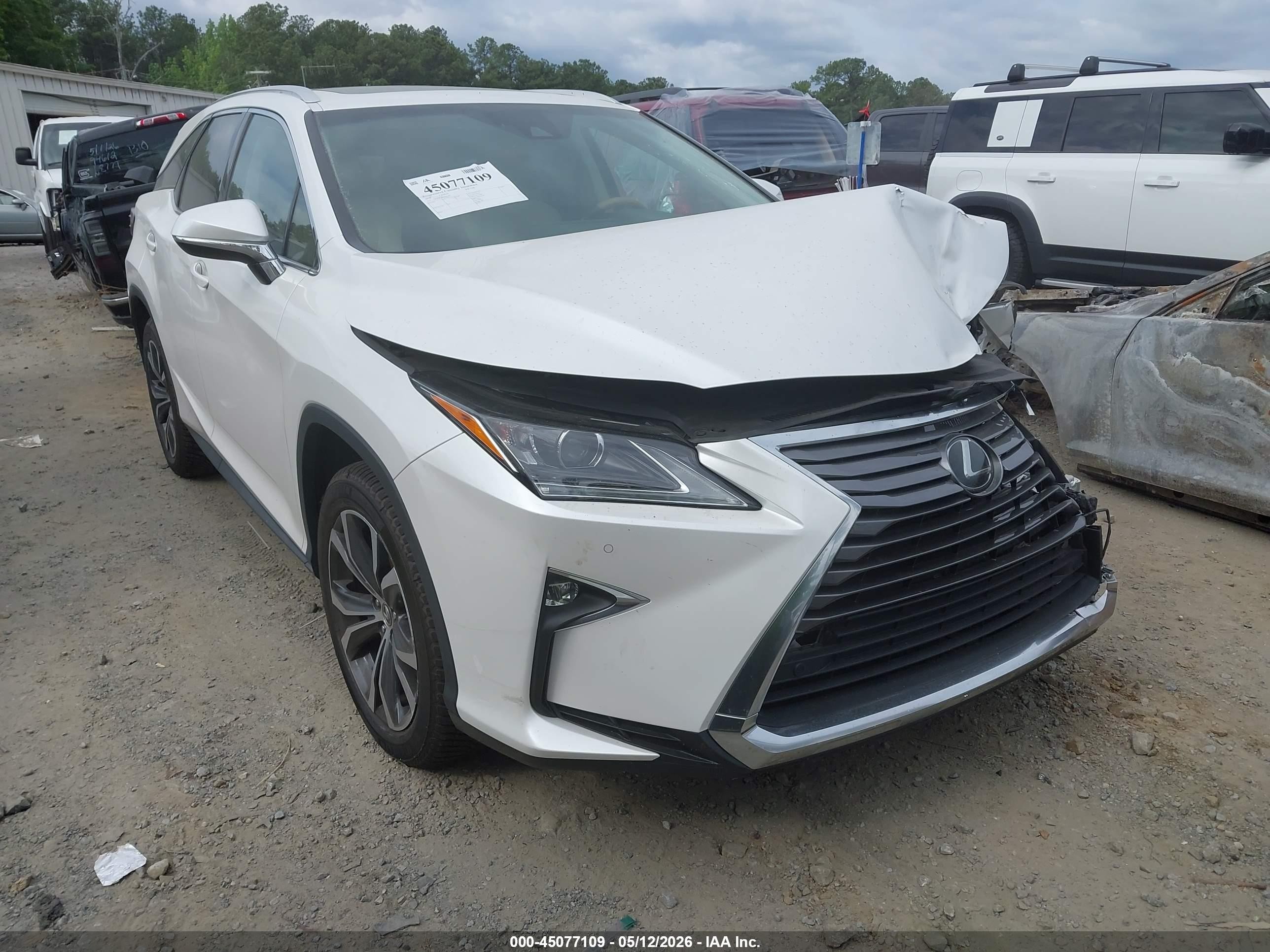 2018 Lexus Rx 350l Premium White vin: JTJGZKCA4J2001062