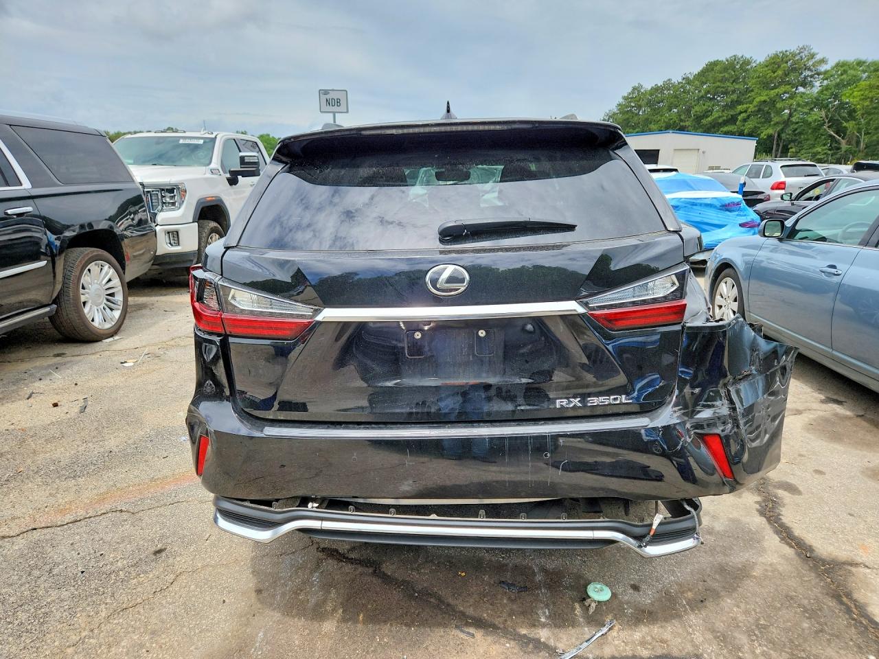 2018 Lexus Rx 350 L Черный vin: JTJGZKCA5J2008019