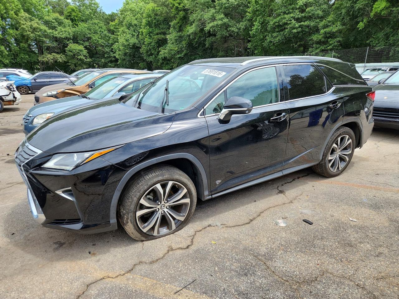 2018 Lexus Rx 350 L Черный vin: JTJGZKCA5J2008019