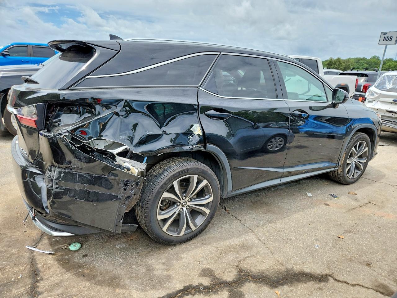 2018 Lexus Rx 350 L Черный vin: JTJGZKCA5J2008019