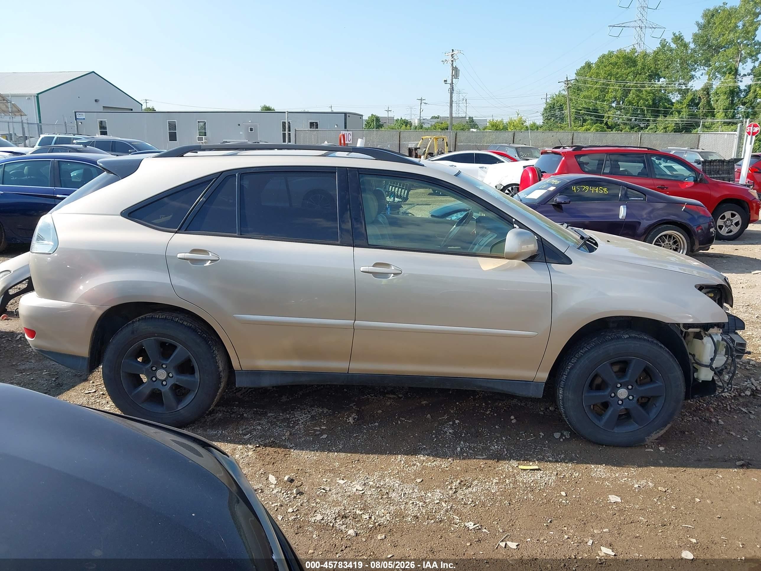 2004 Lexus Rx 330 Gold vin: JTJHA31U040059989