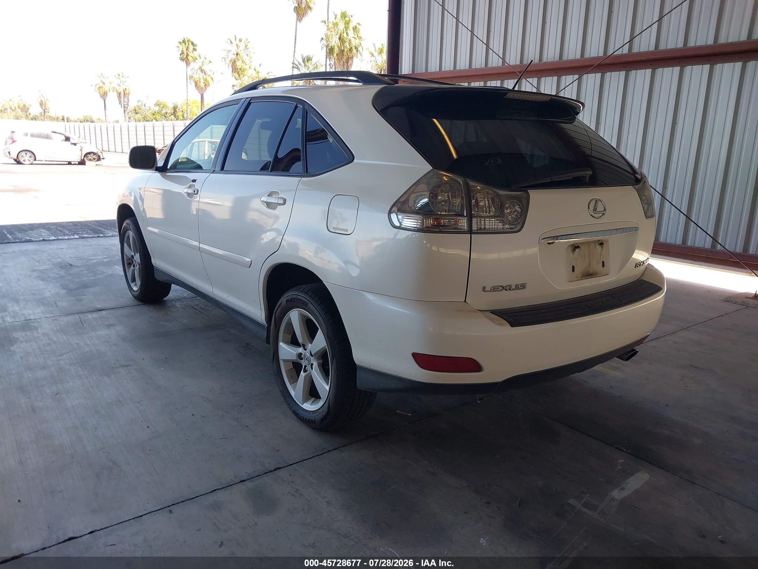 2004 Lexus Rx 330   White vin: JTJHA31U040063007