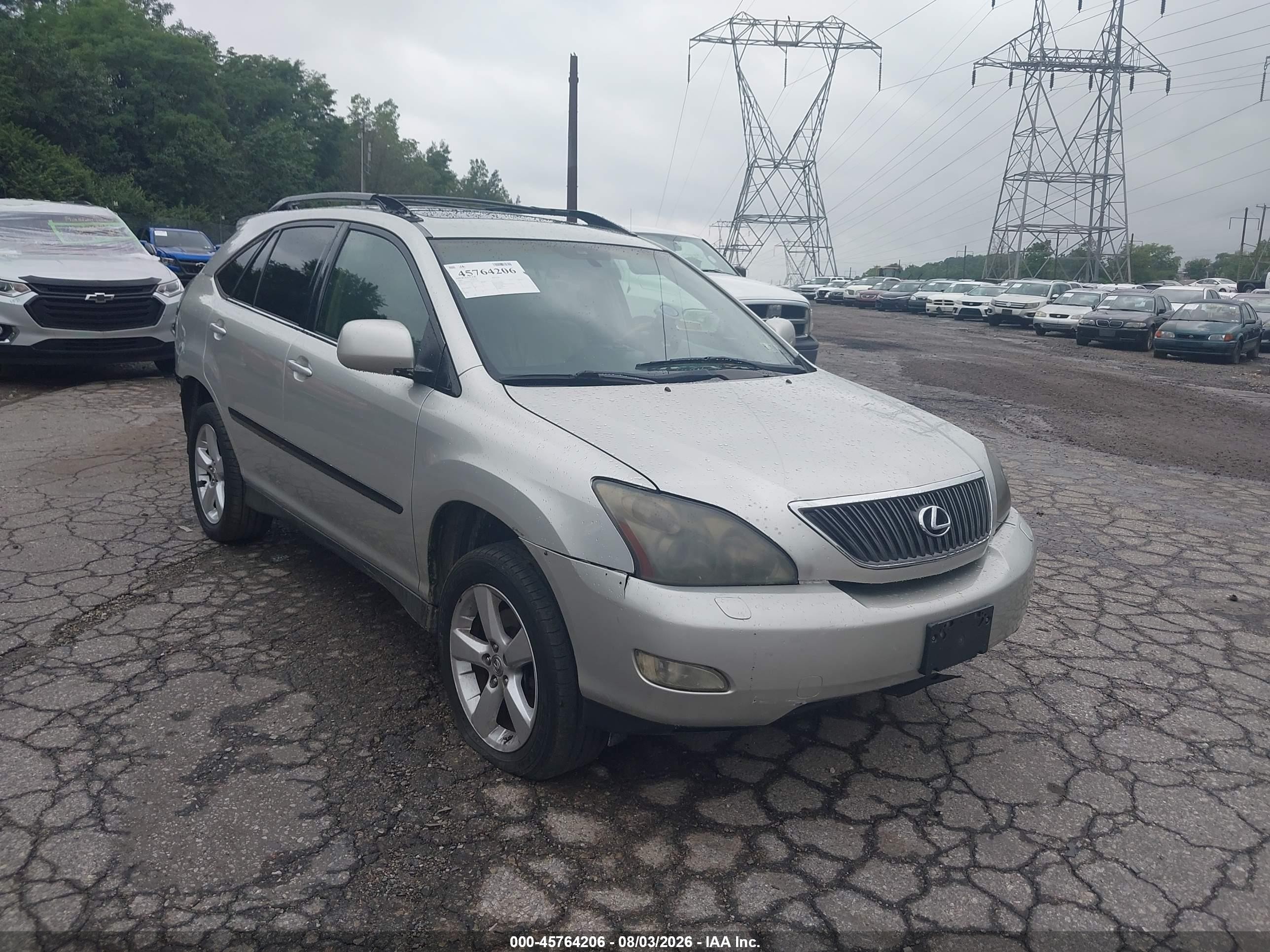 2004 Lexus Rx 330   Silver vin: JTJHA31U140051741