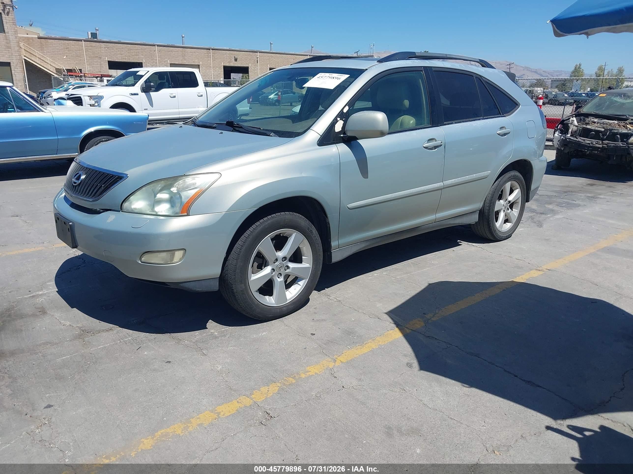 2005 Lexus Rx 330 Blue vin: JTJHA31U150080884