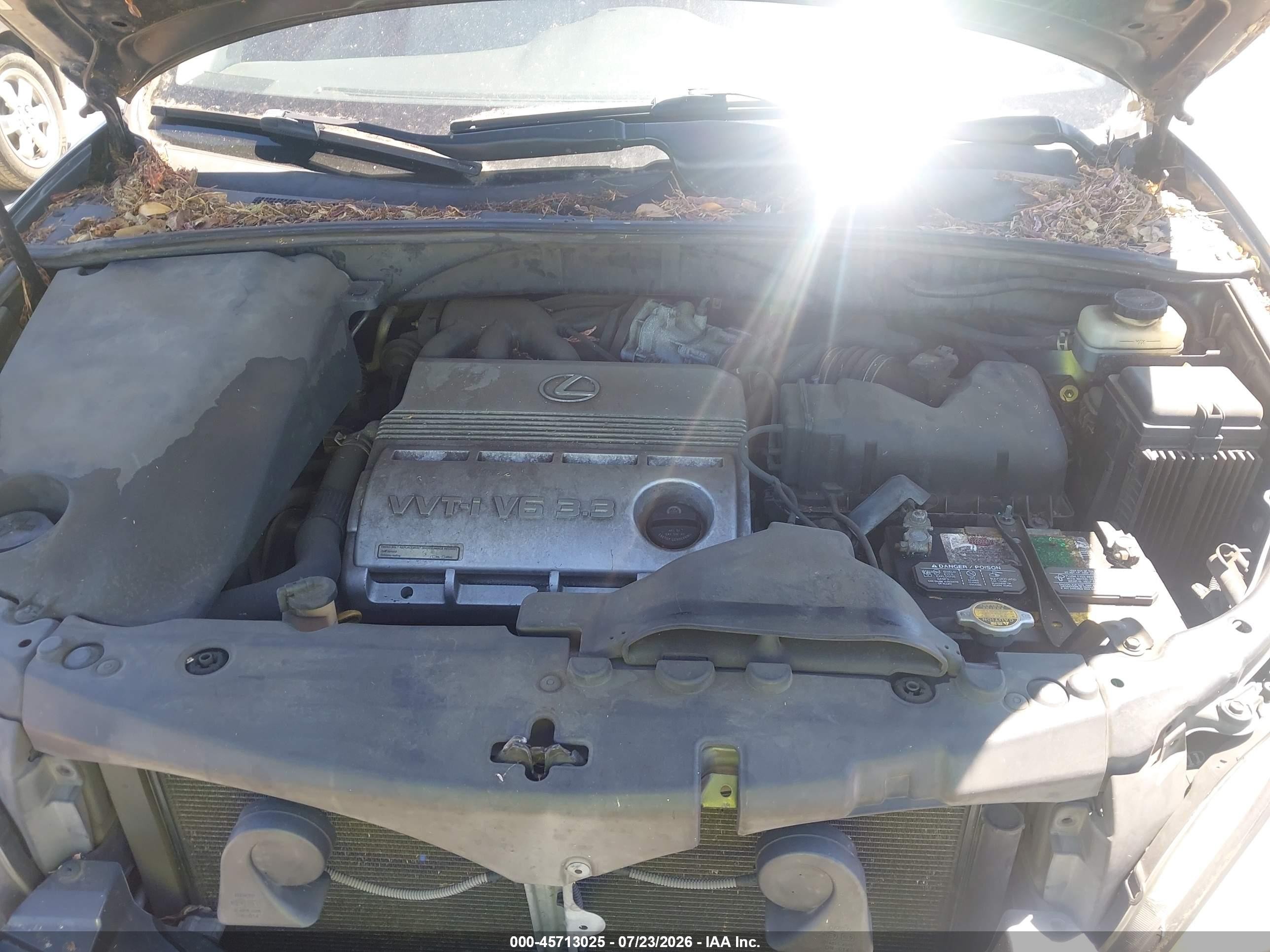 2004 Lexus Rx 330   Серый vin: JTJHA31U240073263