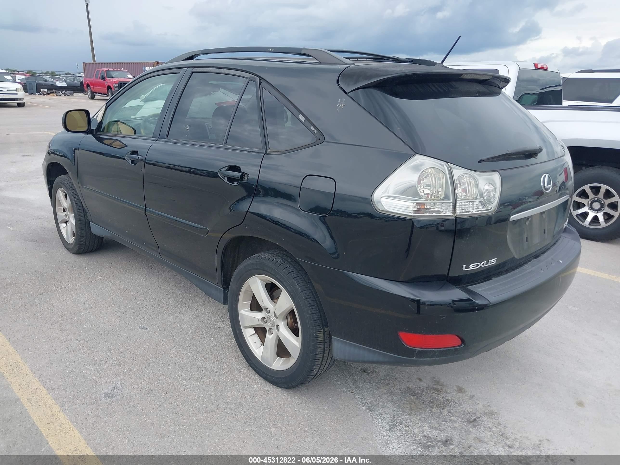 2006 Lexus Rx 330   Black vin: JTJHA31U260101937