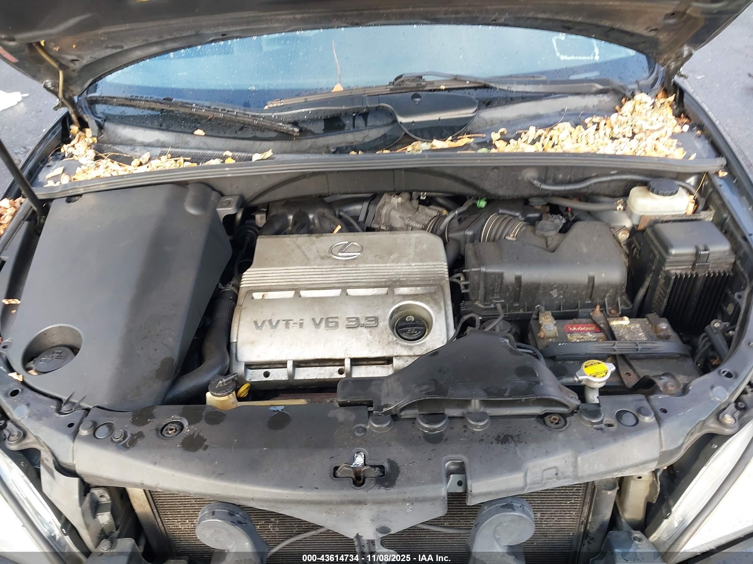 2004 Lexus Rx 330   Черный vin: JTJHA31U340009720