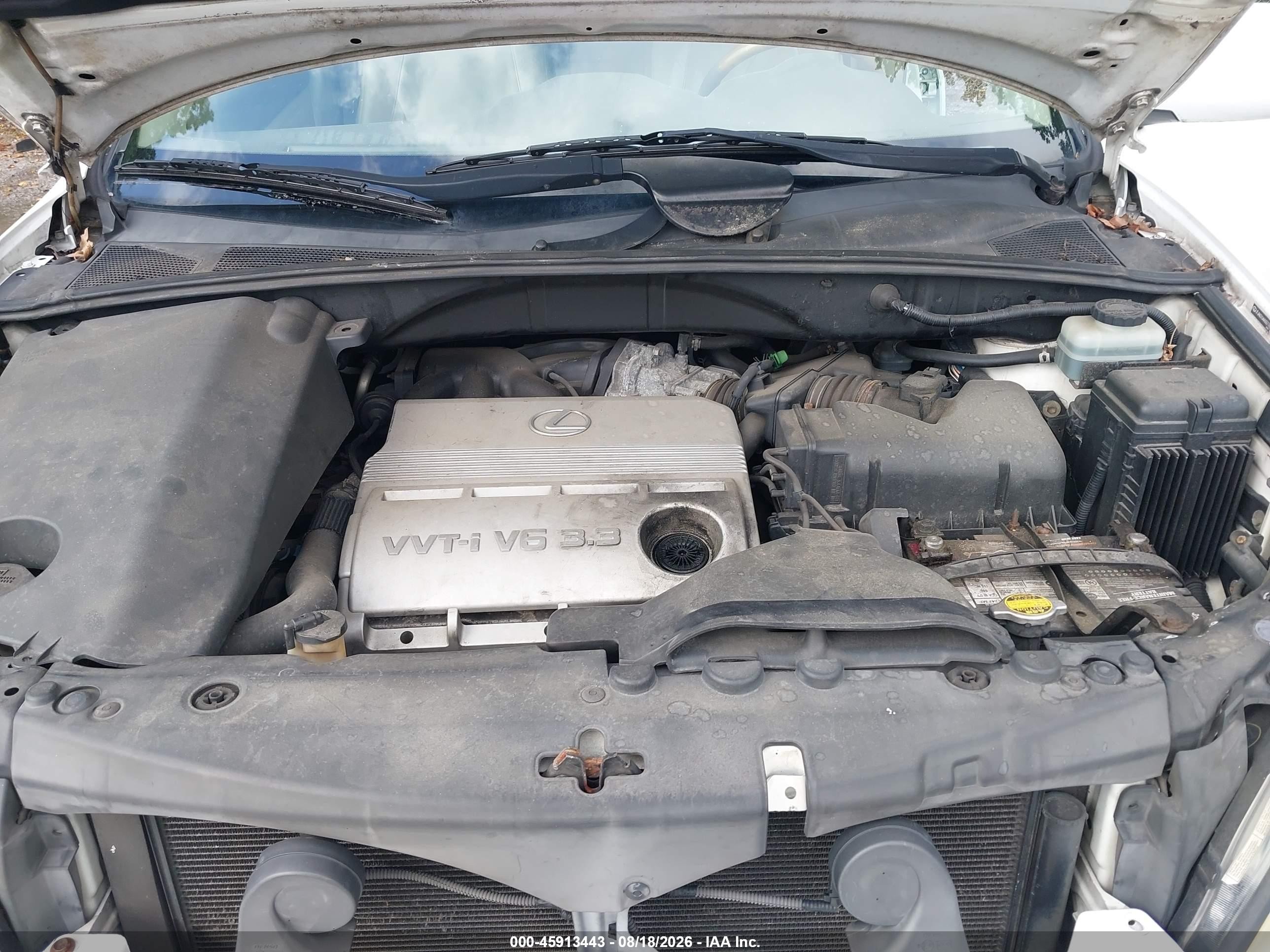 2004 Lexus Rx 330   Белый vin: JTJHA31U440007765