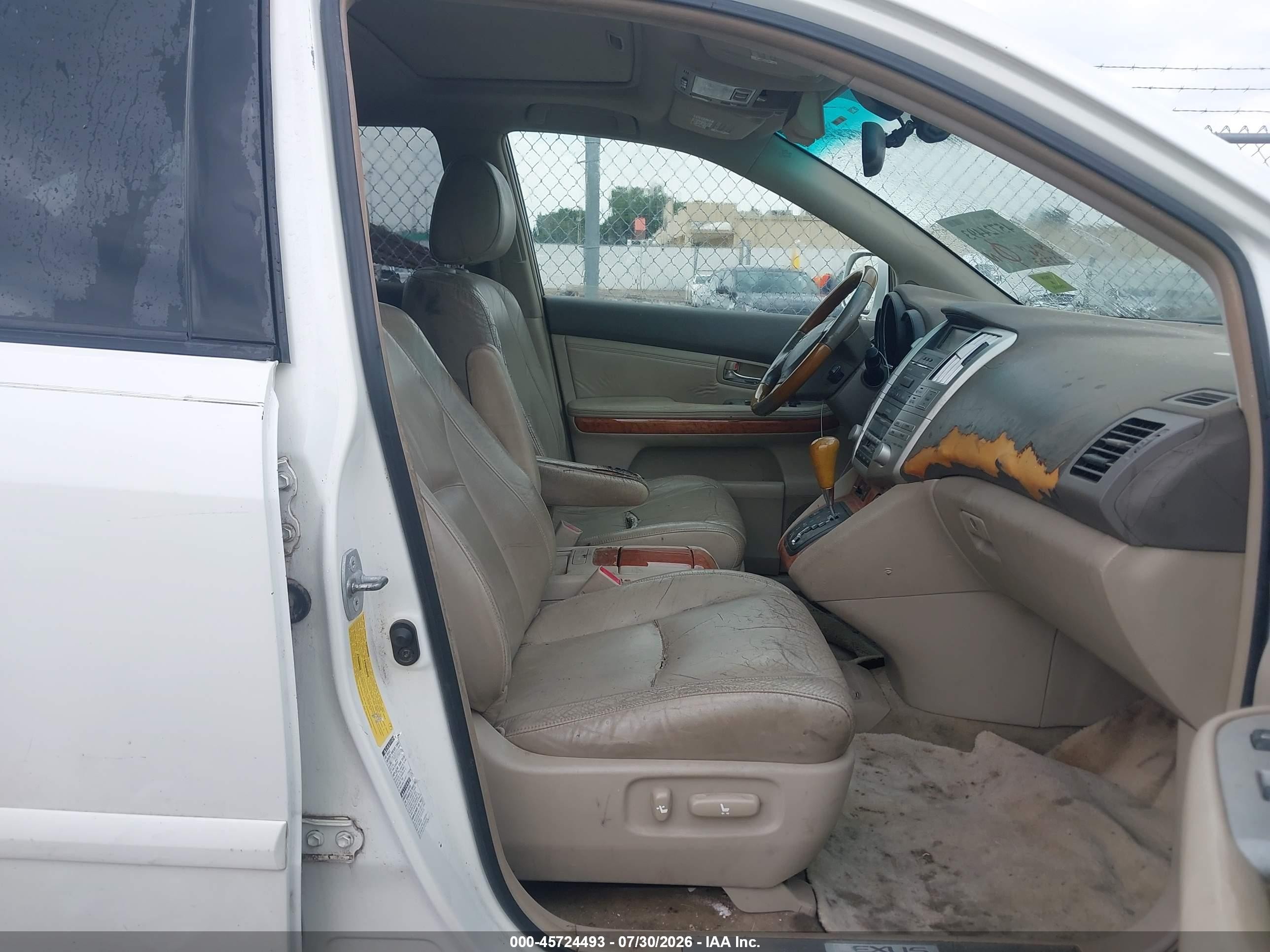 2004 Lexus Rx 330   White vin: JTJHA31U440063477