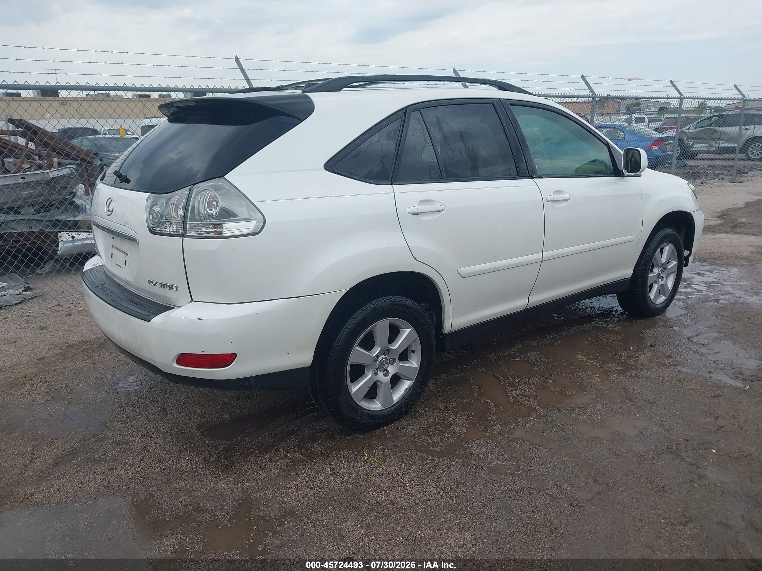2004 Lexus Rx 330   White vin: JTJHA31U440063477