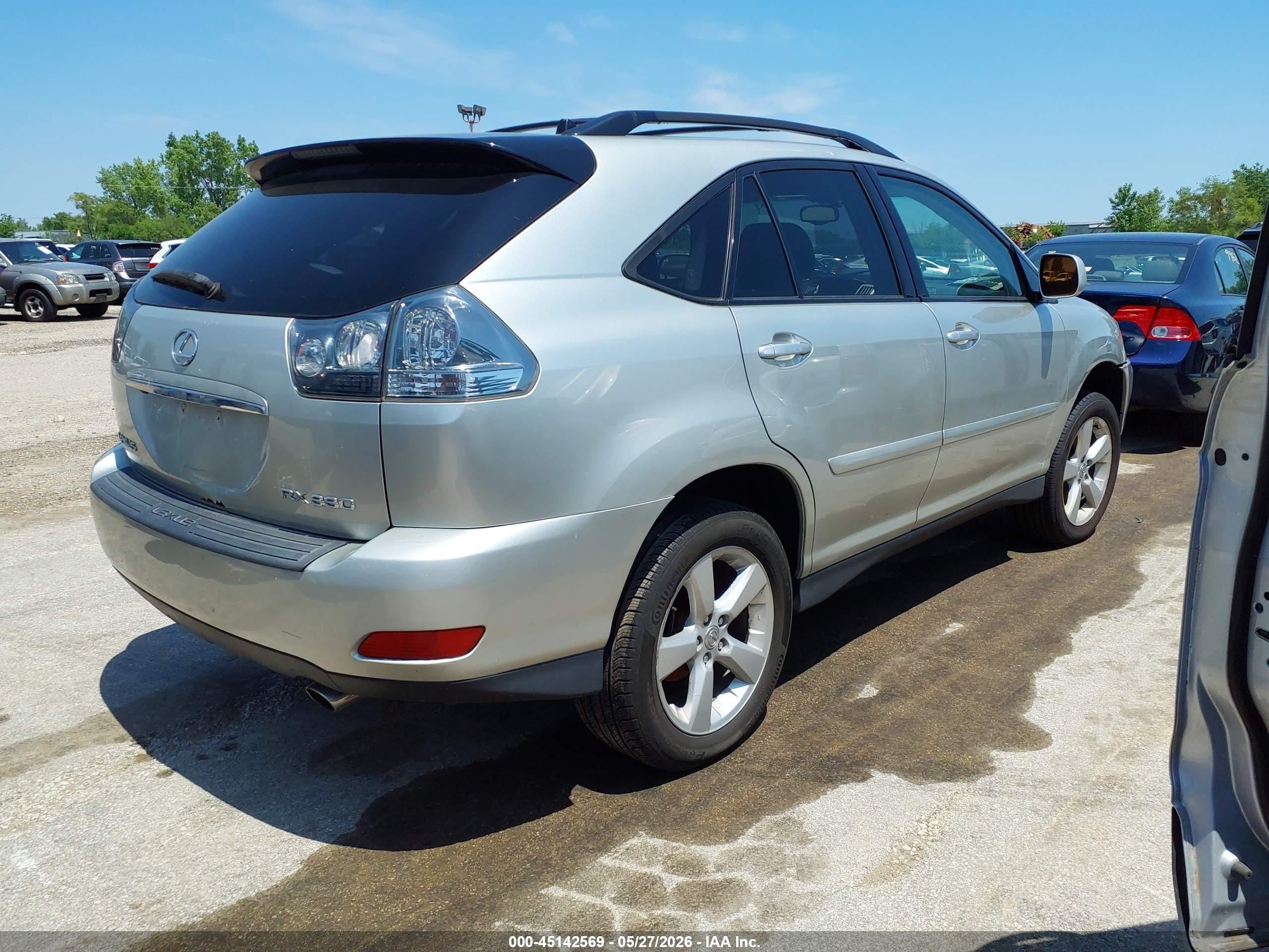 2004 Lexus Rx 330   Silver vin: JTJHA31U540013820