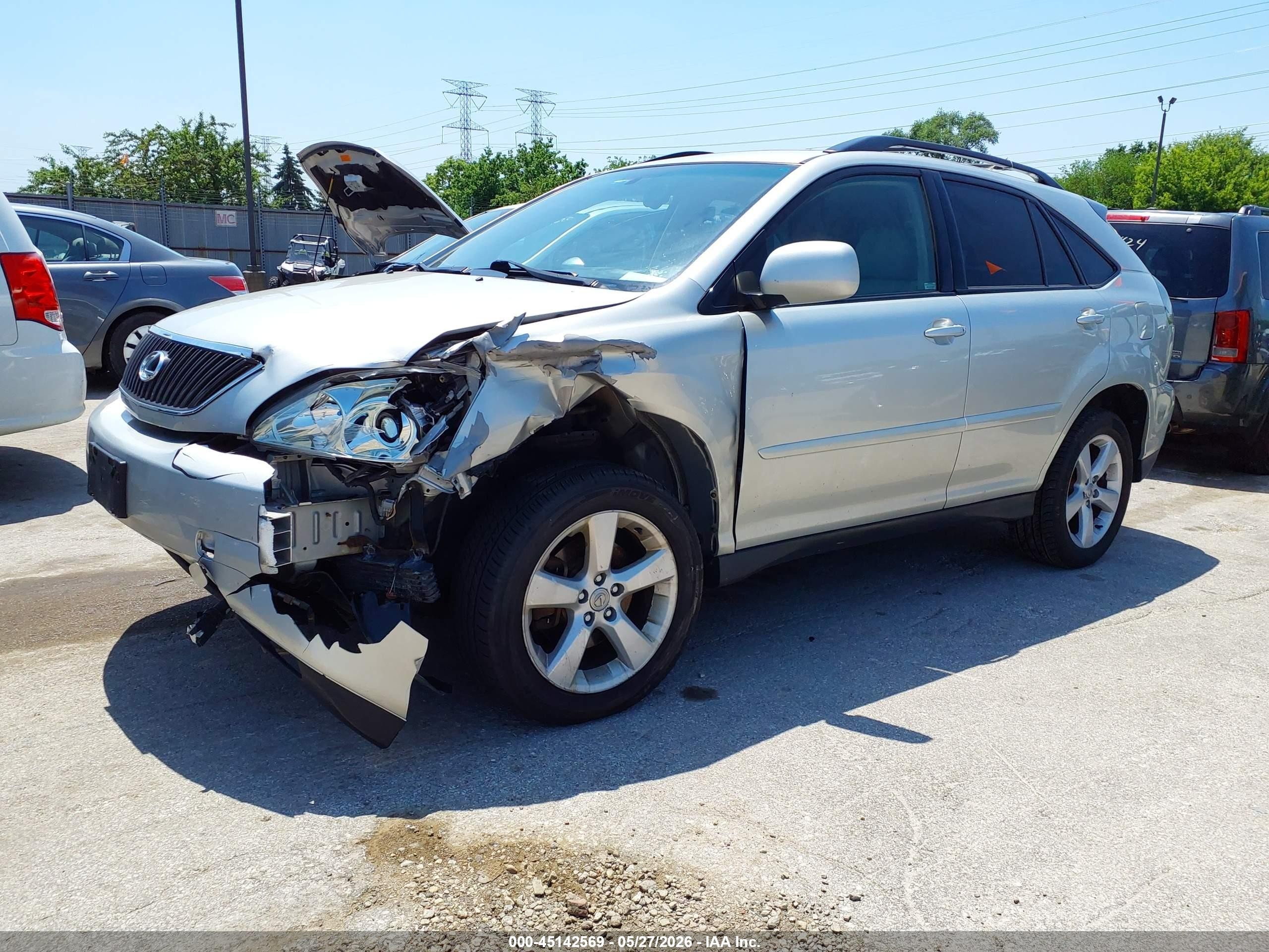 2004 Lexus Rx 330   Silver vin: JTJHA31U540013820